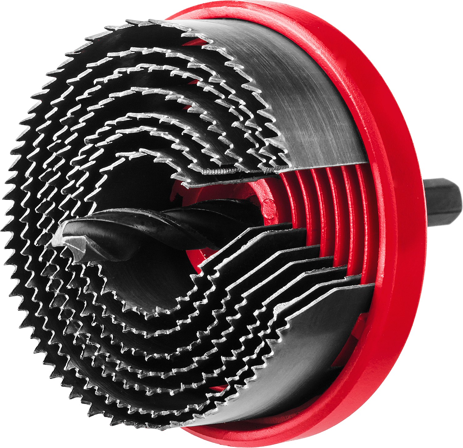 ЗУБР 7 шт, (26-32-38-45-50-56-63 х 18 мм), наборная кольцевая пила по дереву (29593-H7-18) — фото 2