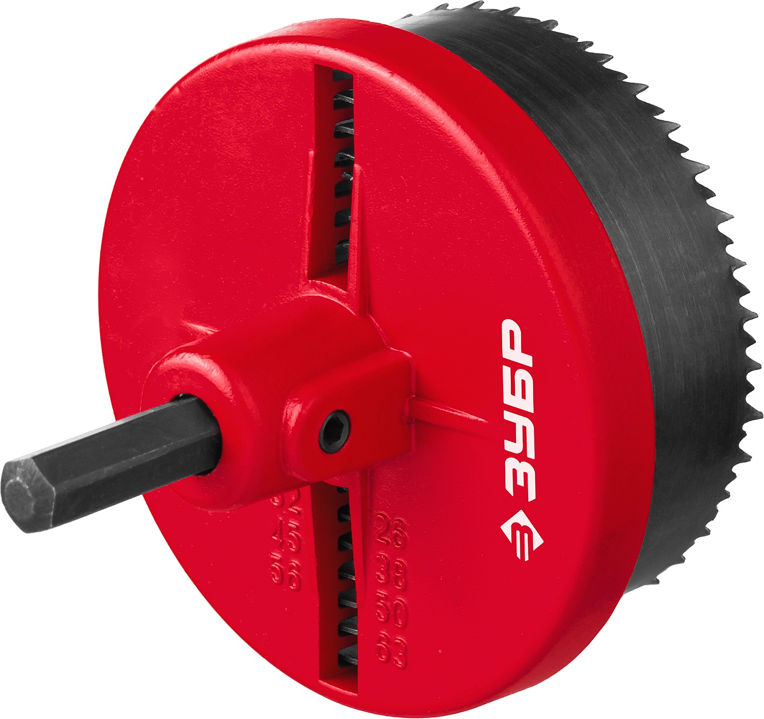 ЗУБР 7 шт, (26-32-38-45-50-56-63 х 18 мм), наборная кольцевая пила по дереву (29593-H7-18) — фото 3