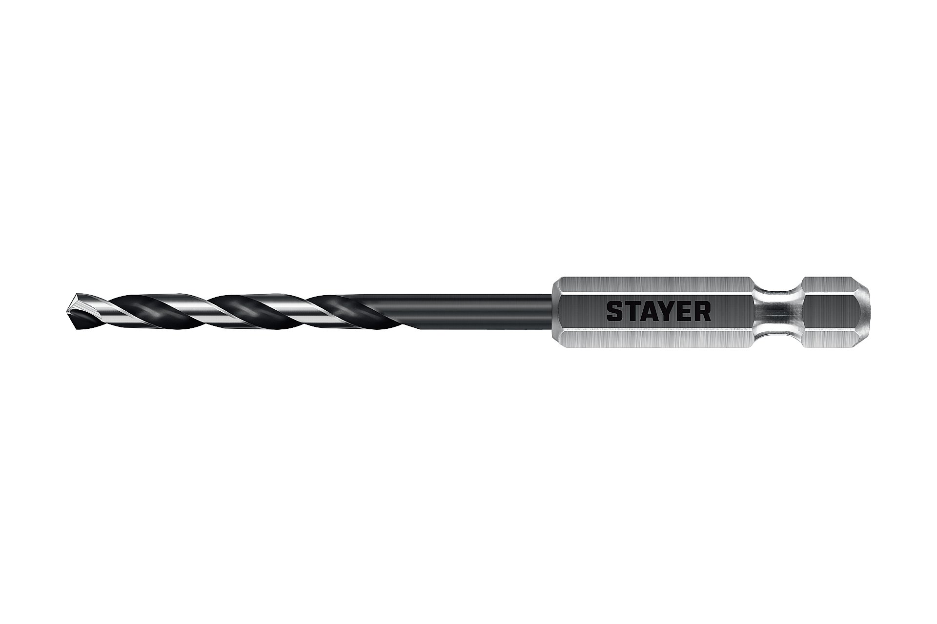 STAYER НЕХ-1/4″, d 4.2 х 98 мм, сверло по металлу для винтовёртов и шуруповертов IMPACT READY (29603-4.2)