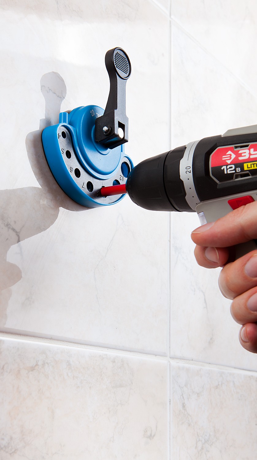 ЗУБР 4-12 мм, кондуктор для сверл алмазных трубчатых, Профессионал (29853) — фото 4