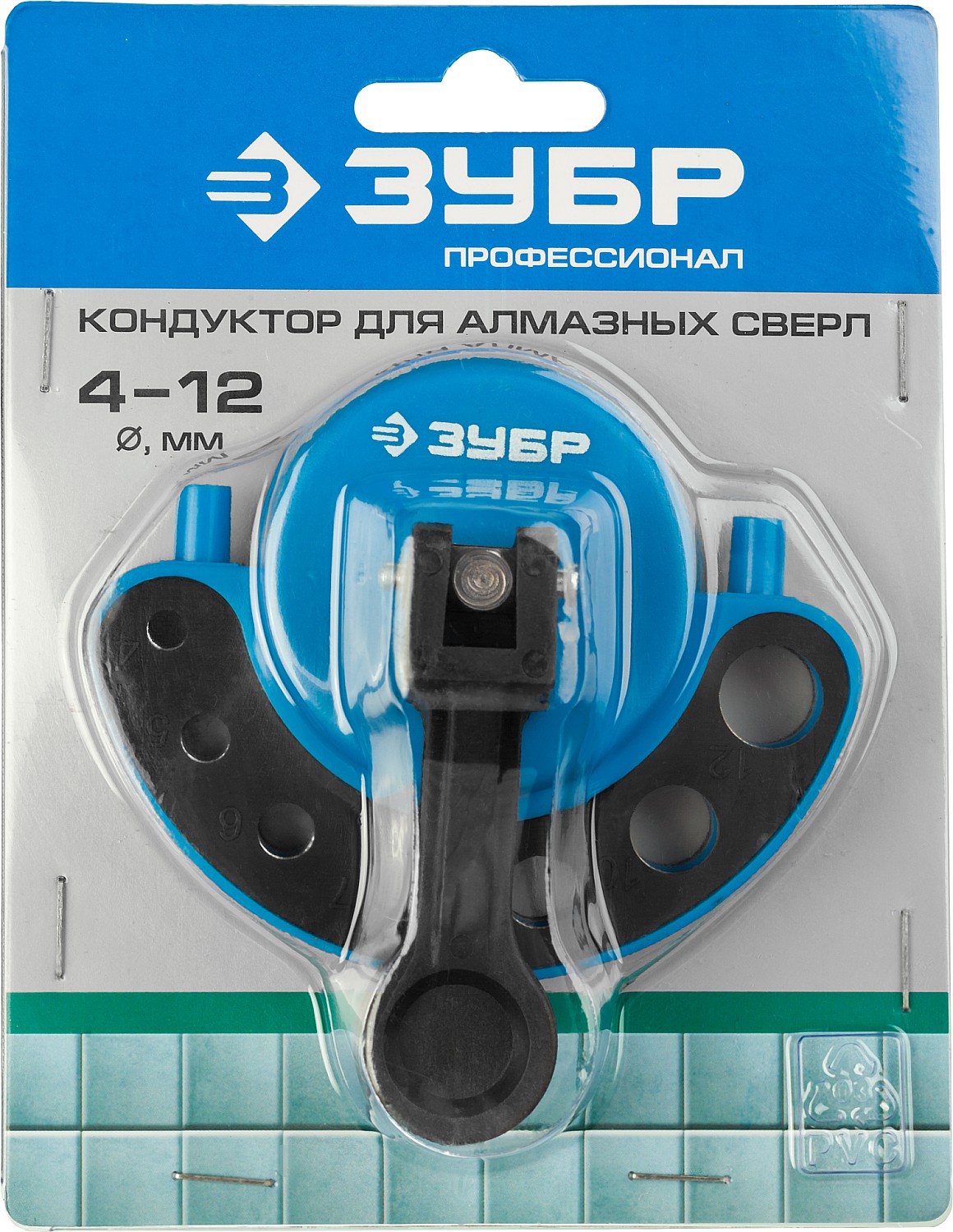 ЗУБР 4-12 мм, кондуктор для сверл алмазных трубчатых, Профессионал (29853) — фото 5