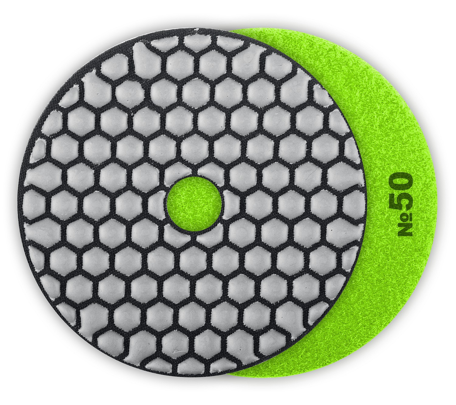 ЗУБР 100 мм, №50, сухое шлифование, алмазный гибкий шлифовальный круг АГШК, Профессионал (29868-050)