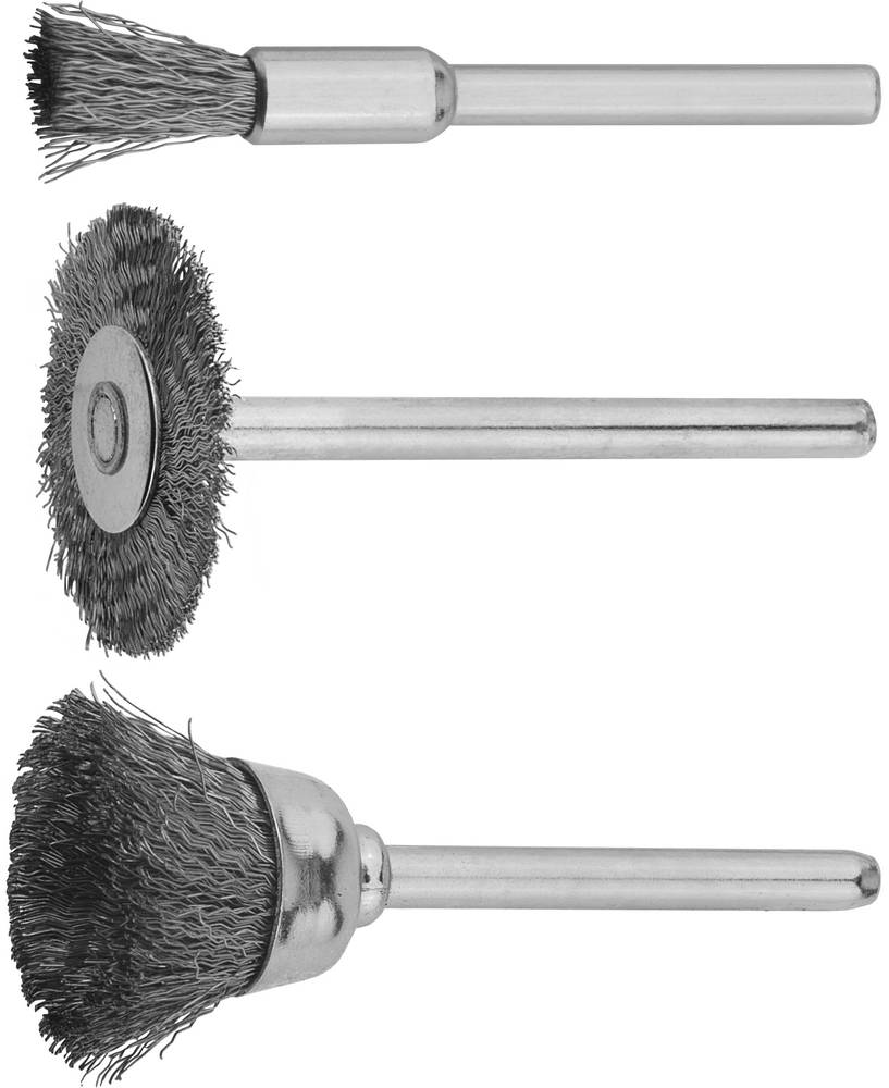 STAYER 3 предм., набор щеток для гравёра и электродрели, (29915-H3) — фото 2