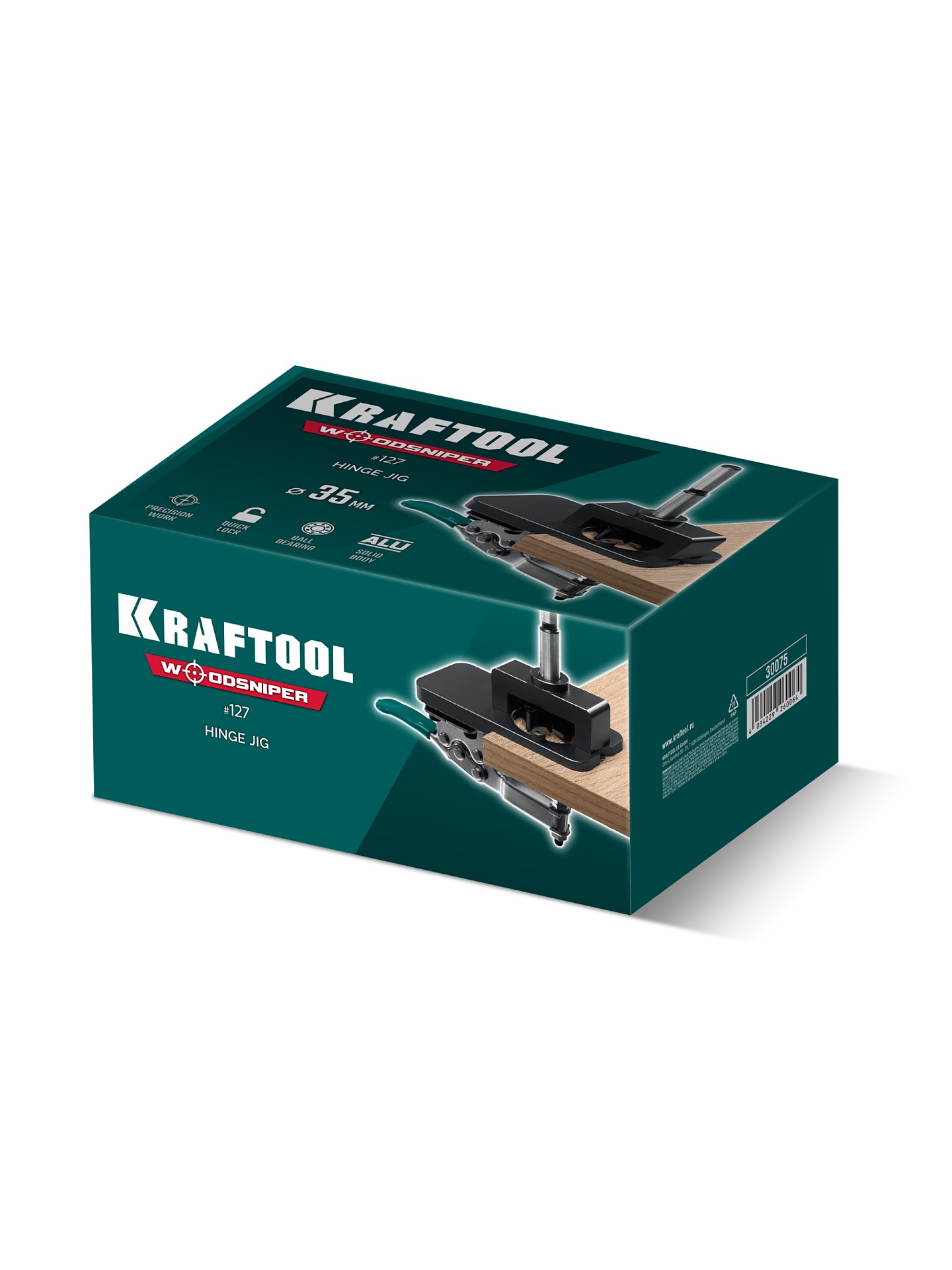 KRAFTOOL Woodsniper 127, 35 мм, кондуктор для мебельных петель (30075) — фото 7