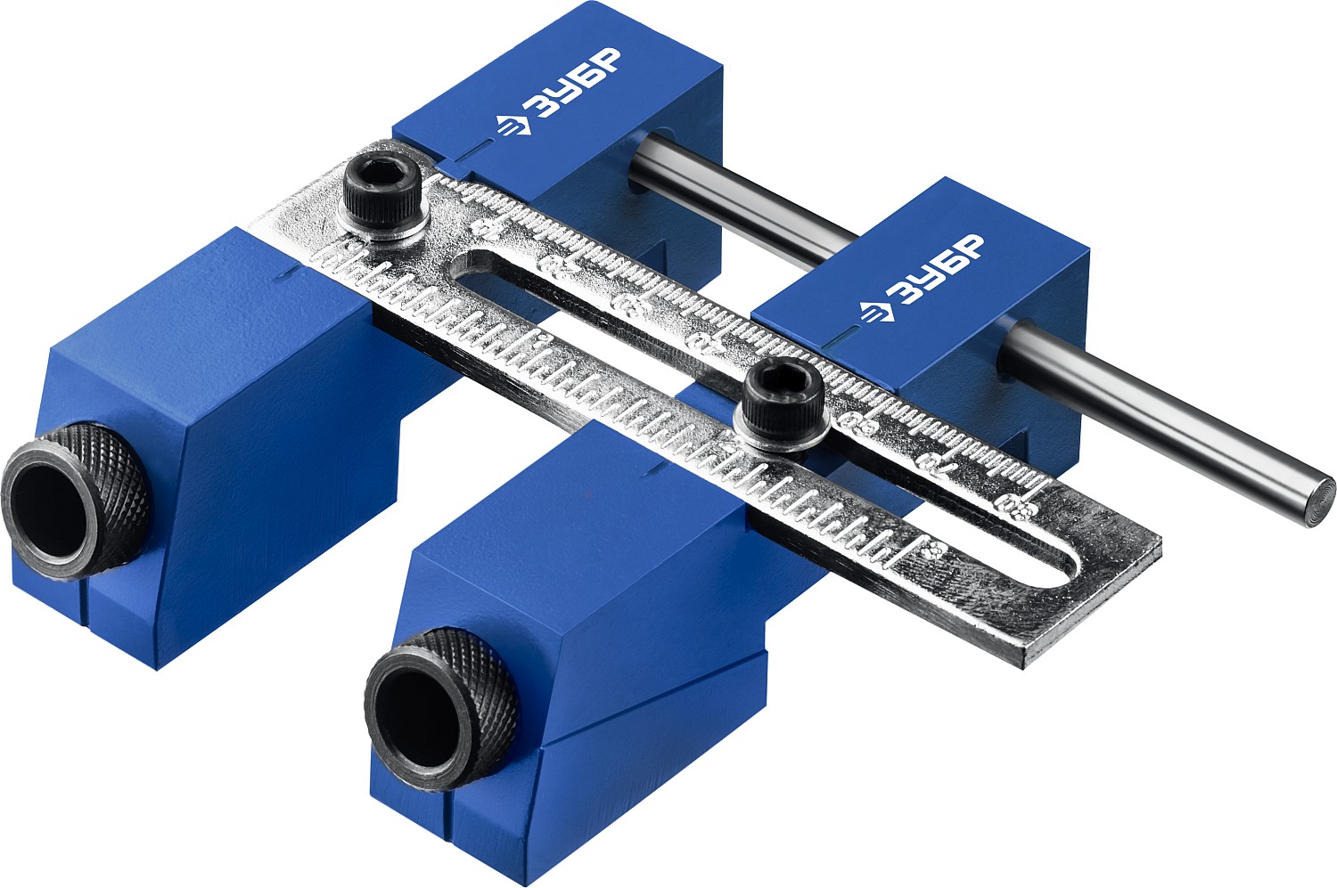 ЗУБР два отверстия, регулируемый кондуктор для глухих отверстий, Профессионал (30081) — фото 3