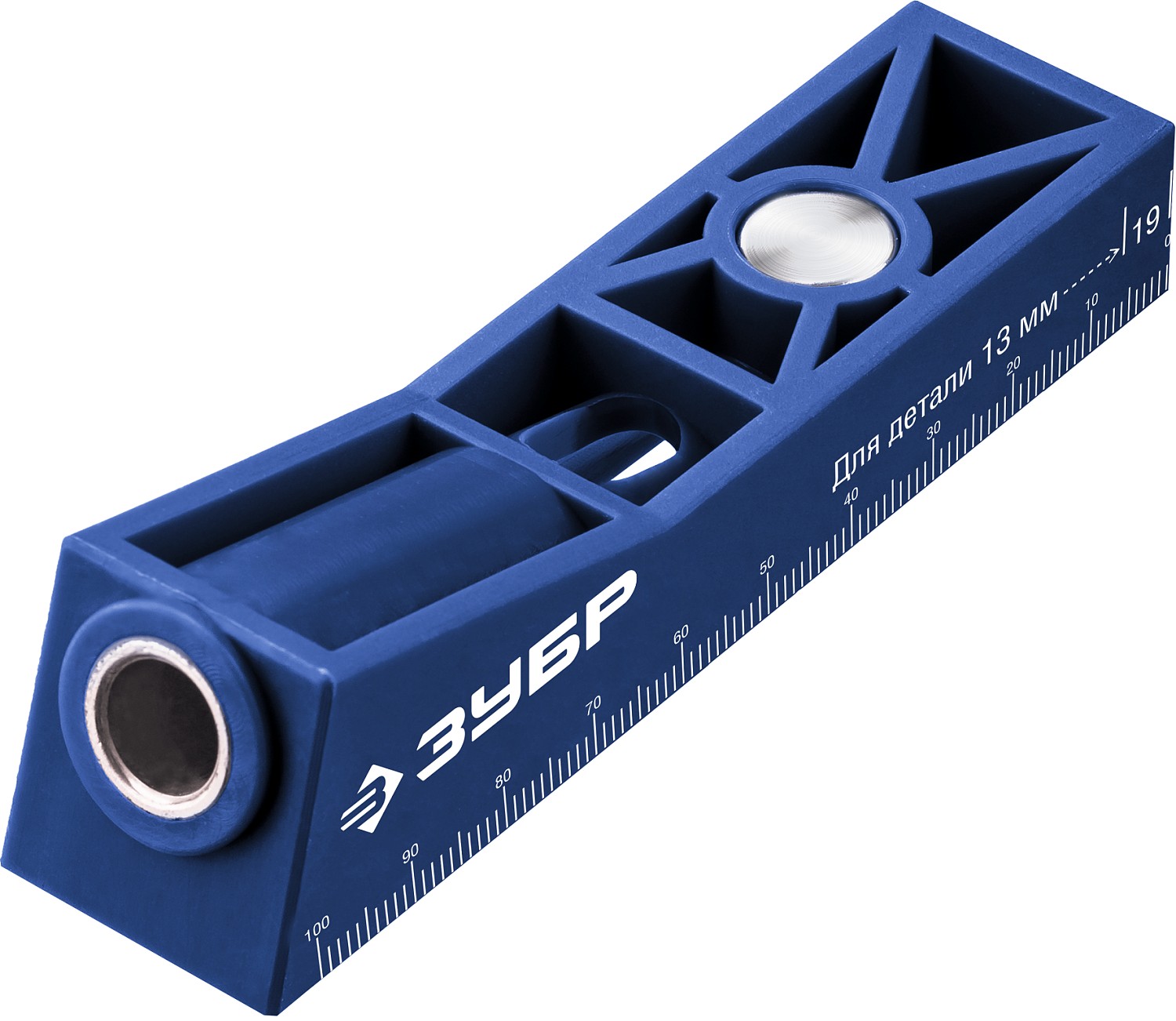 ЗУБР одно отверстие, одинарный кондуктор для глухих отверстий, Профессионал (30092) — фото 2