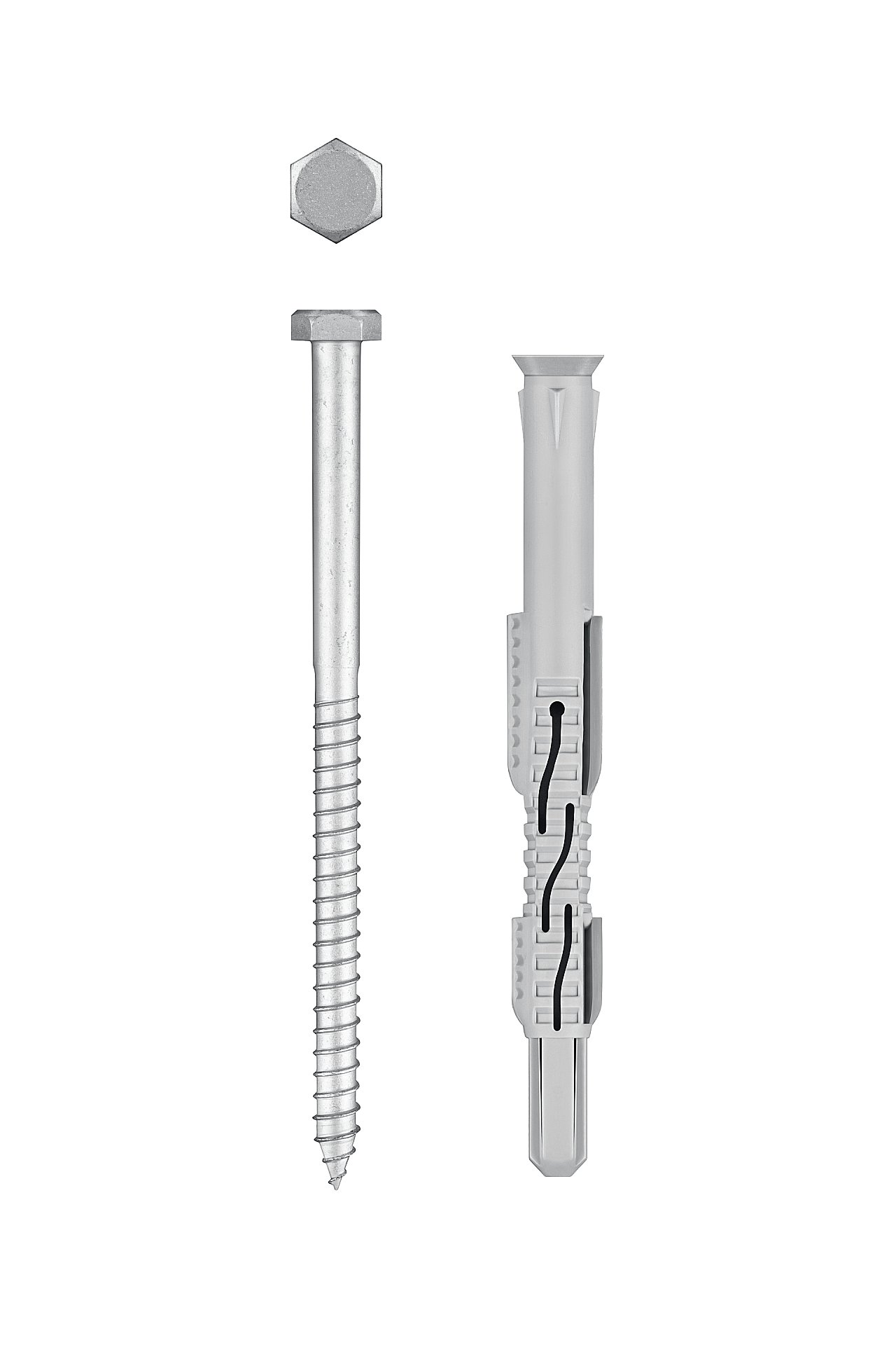 ЗУБР ФД-П 10 x 120 мм, фасадный дюбель, нейлон/цинк, 50 шт (301475-120)