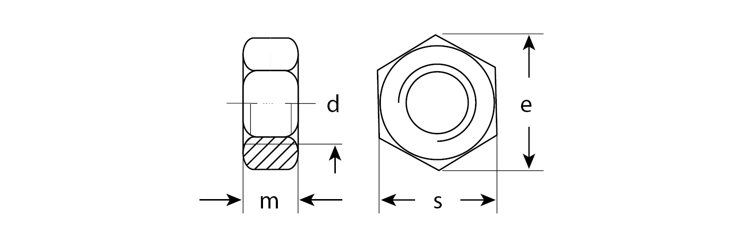 ЗУБР ГОСТ ISO 4032-2014, кл. пр. 6, M6, цинк, 25 шт, шестигранная гайка (303556-06) — фото 2