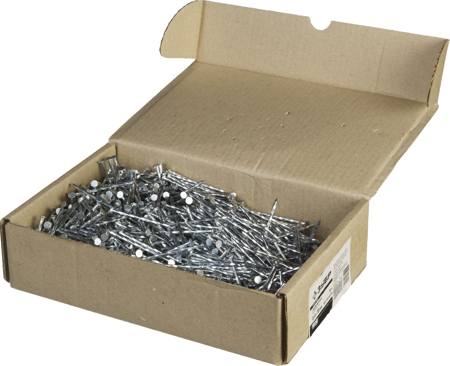 ЗУБР 70 x 3.4 мм, цинк, 5 кг, винтовые гвозди (305270-34-070) — фото 2