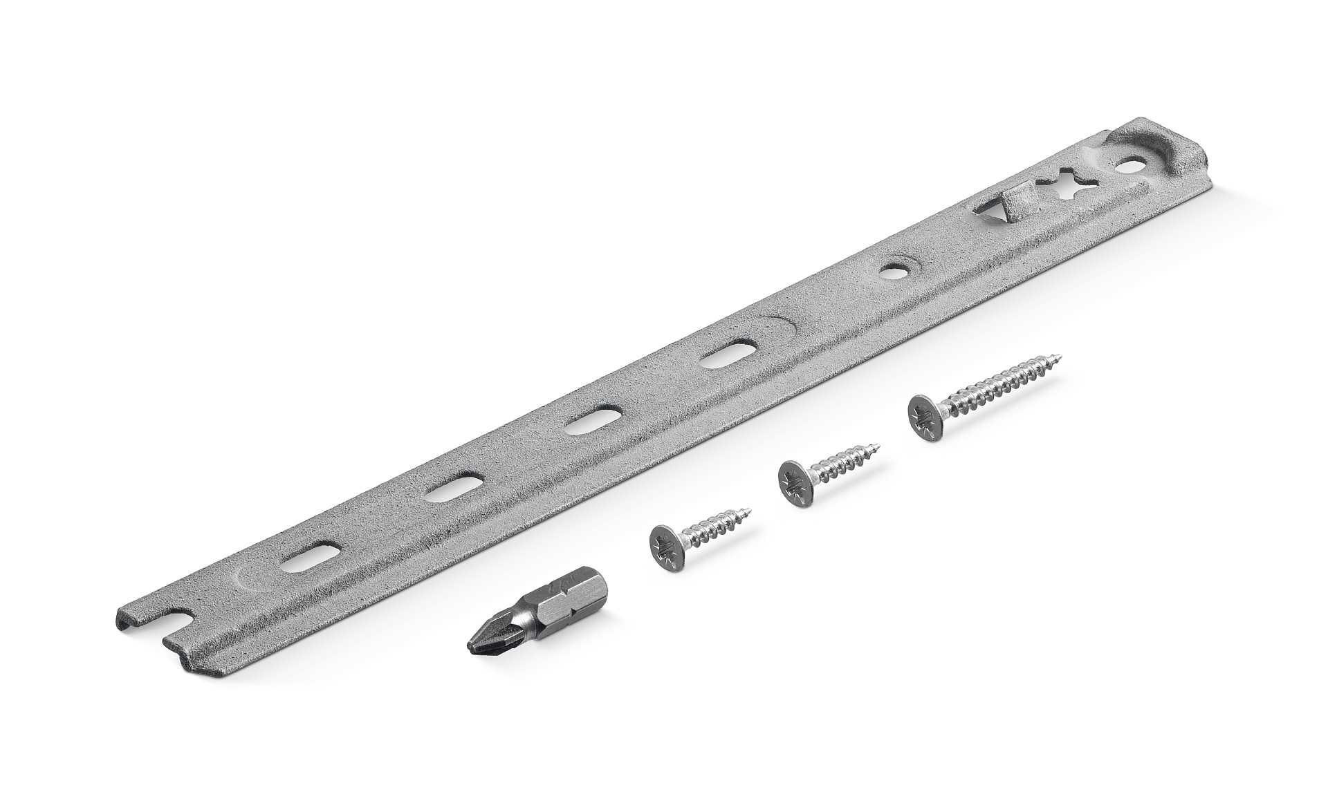 ЗУБР Планка-Волна Антиблик 190 мм, крепеж для фасадной и террасной доски, термодиф. покрытие, с саморезами и битой, 50 шт, Профессионал (307031-190)