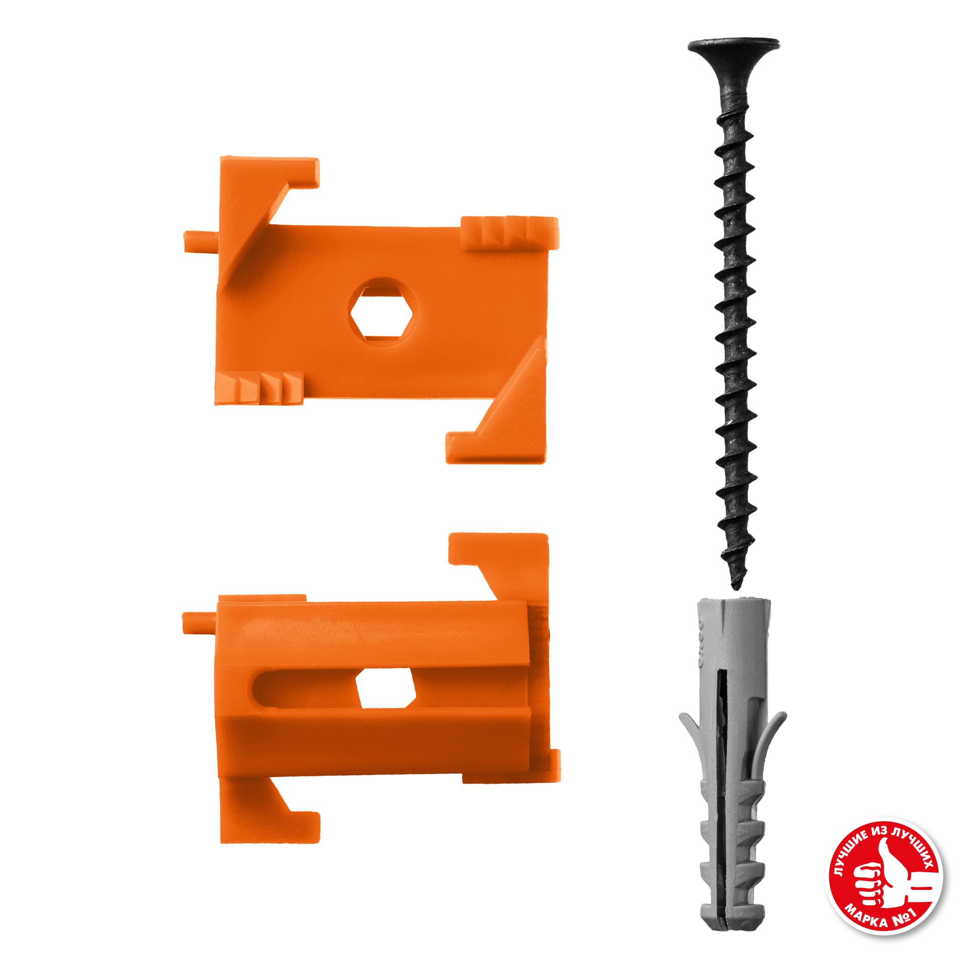 ЗУБР ВИНТ-Н25, 25 шт, набор: СКШМ в комплекте с дюбелем и саморезом (30955-Н25) — фото 3