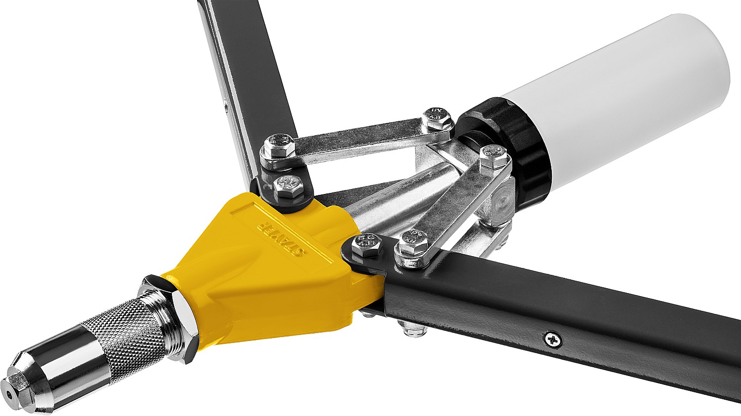 STAYER HERCULES-64, 3.2 - 6.4 мм, 530 мм, усиленный двуручный заклепочник, Professional (3106) — фото 4