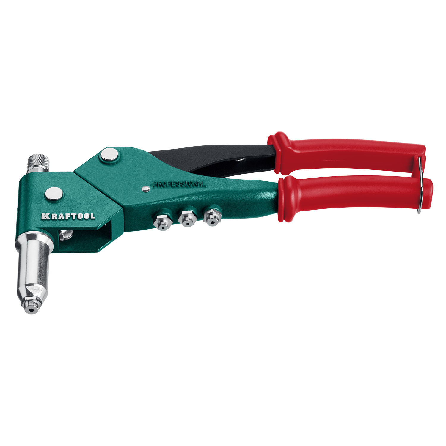 KRAFTOOL Combo3-M6, 360°, 3 вида заклёпок, комбинированный поворотный заклепочник в кейсе (31178) — фото 9