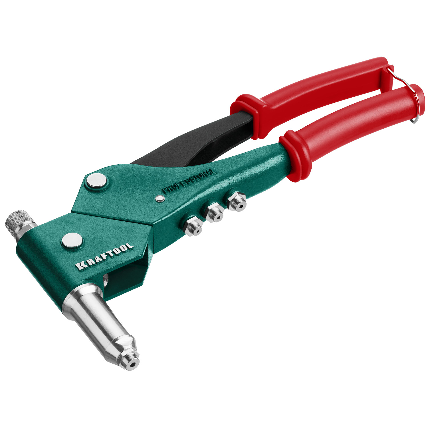 KRAFTOOL Combo3-M6, 360°, 3 вида заклёпок, комбинированный поворотный заклепочник в кейсе (31178) — фото 10