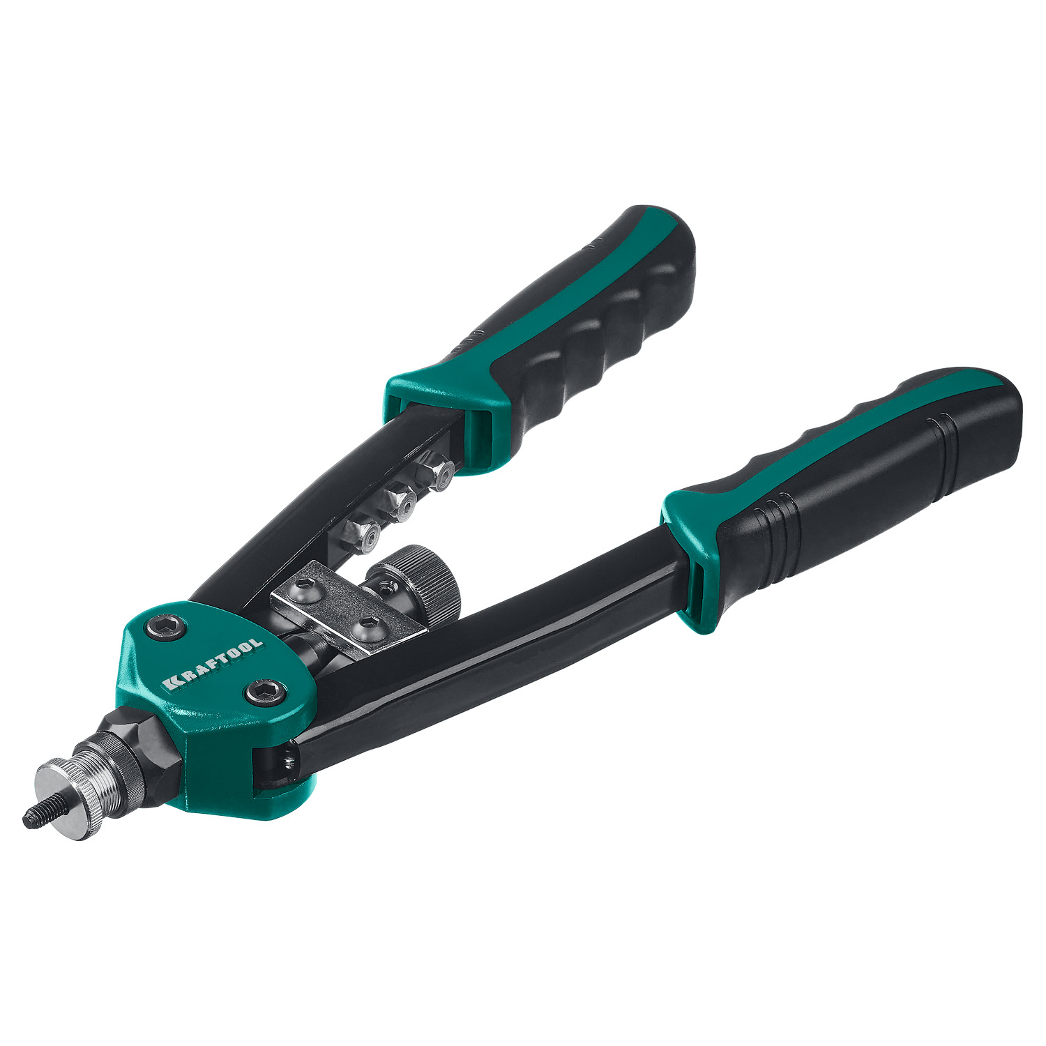 KRAFTOOL Combo2-M10, 2 вида заклёпок, комбинированный двуручный заклепочник в кейсе (31181) — фото 6
