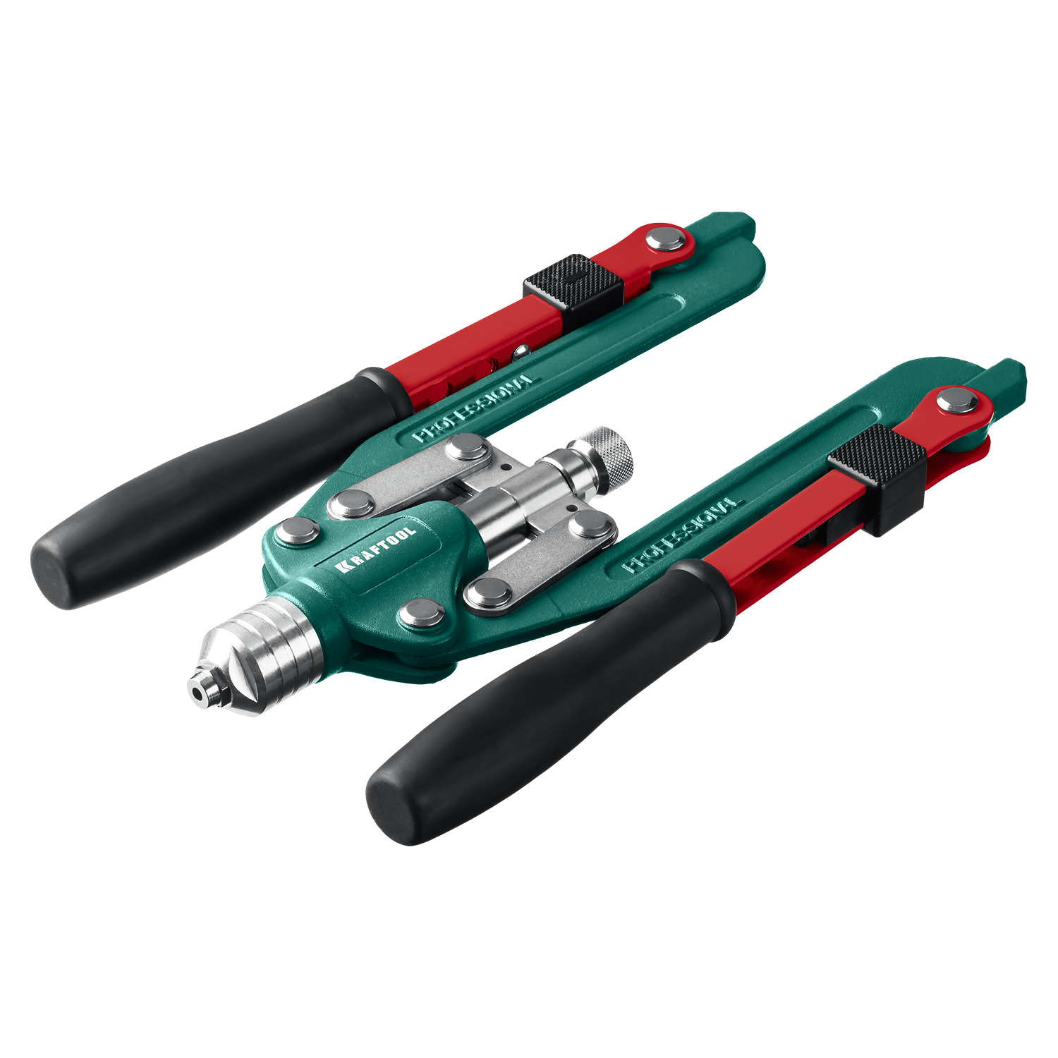KRAFTOOL Combo3-M12, 3 вида заклёпок, комбинированный складной заклепочник в кейсе (31182) — фото 8