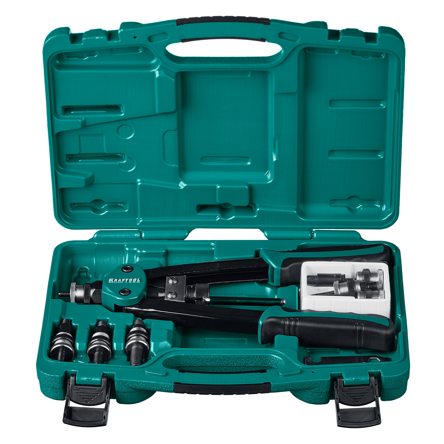 KRAFTOOL NUT-12, М3 - М12, 380 мм, резьбовой двуручный заклепочник в кейсе (31183) — фото 8