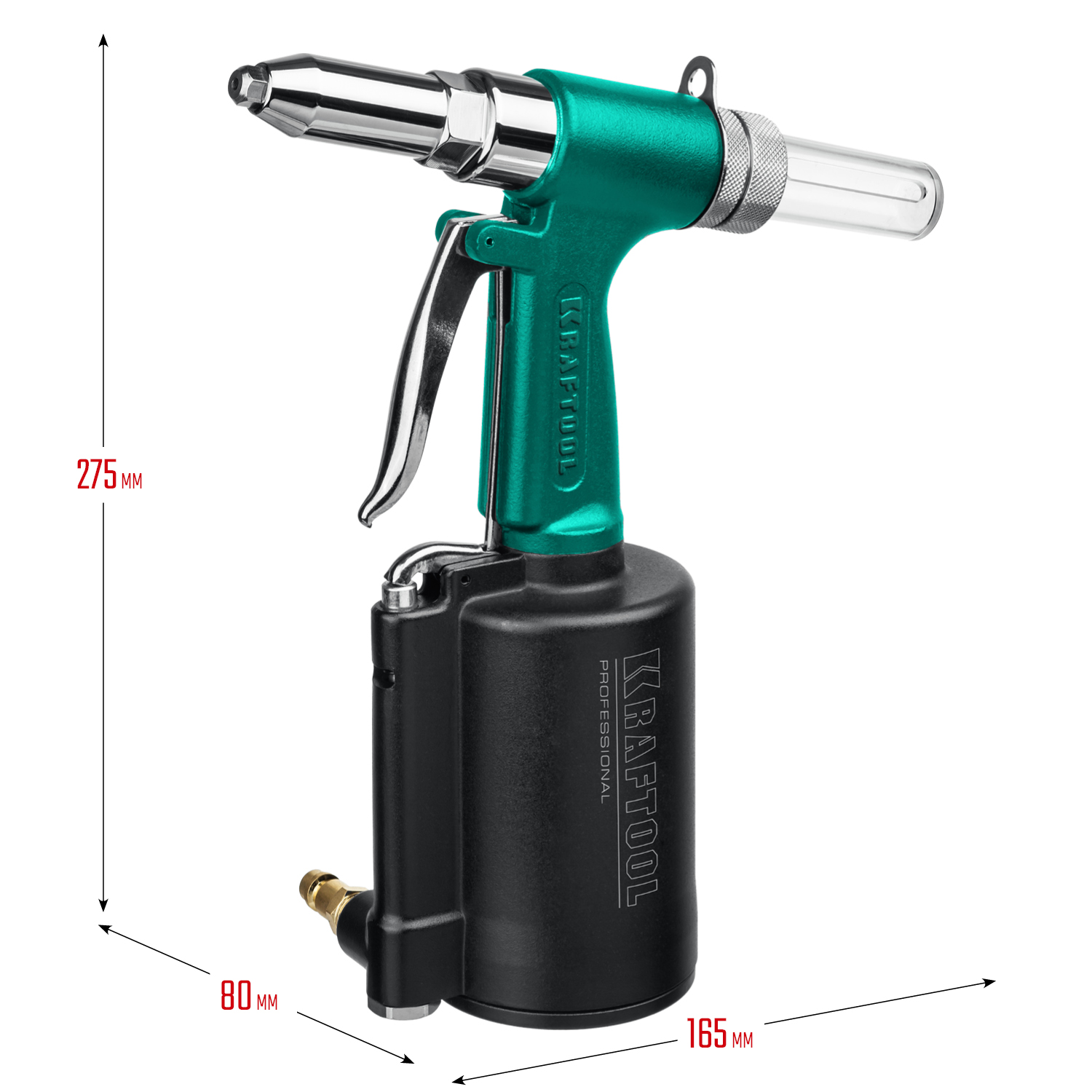 KRAFTOOL AR-48, 2.4 - 4.8 мм, пневматический заклепочник (31184) — фото 7