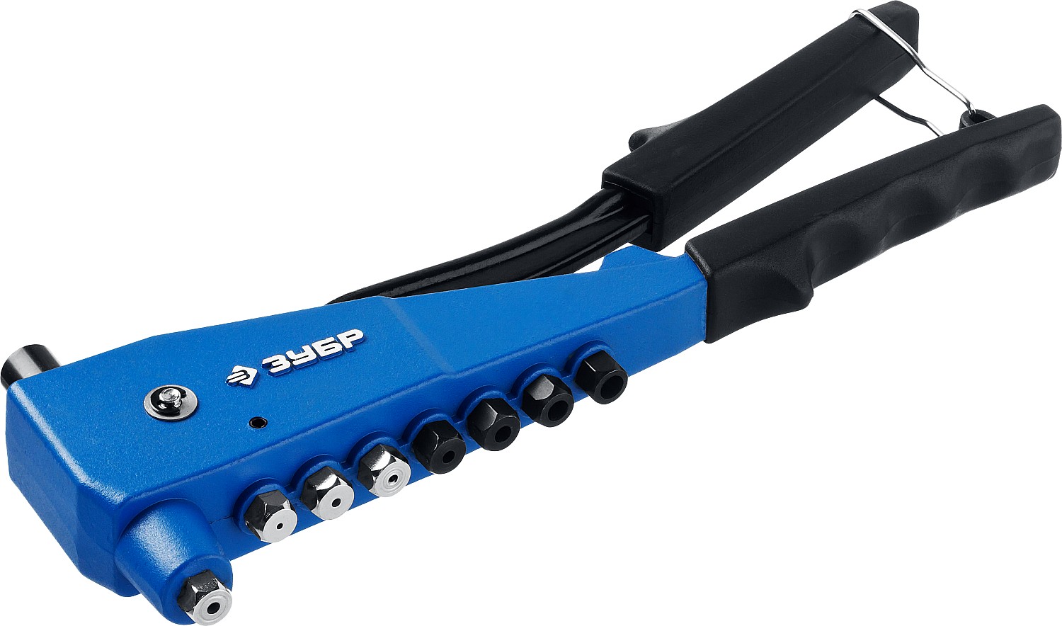 ЗУБР К-М6, 2 вида заклёпок, 270 мм, комбинированный литой заклепочник в кейсе, Профессионал (31196)