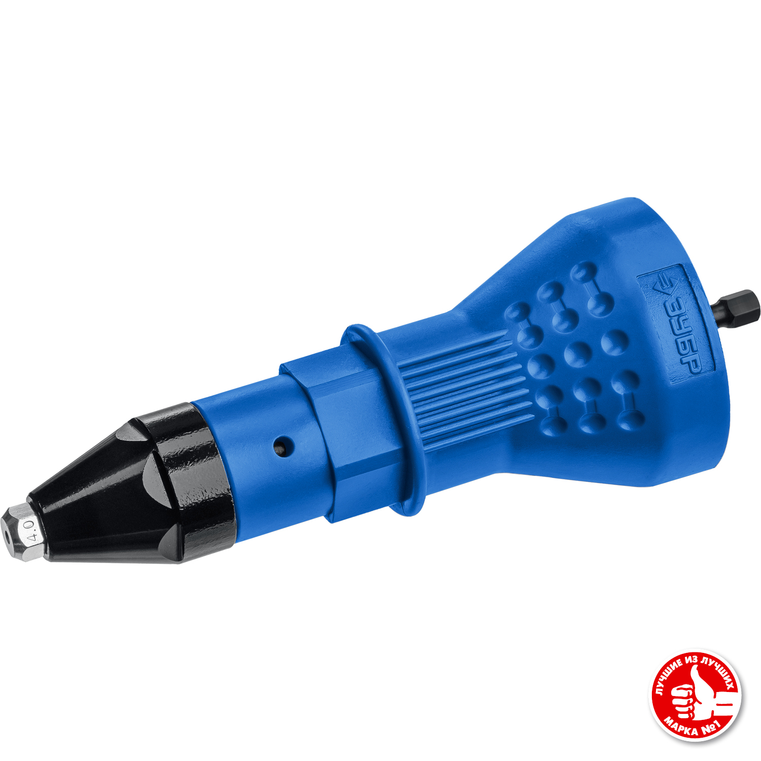 ЗУБР НВ-48, 2.4 - 4.8 мм, насадка-заклепочник на шуруповерт, Профессионал (31220) — фото 5