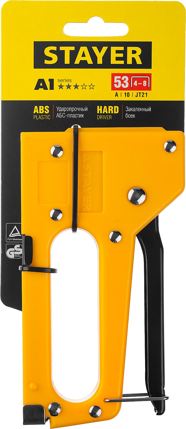 STAYER A-53, тип 53 (A/10/JT21) 23GA (4 - 8 мм), пластиковый степлер (3140) — фото 8