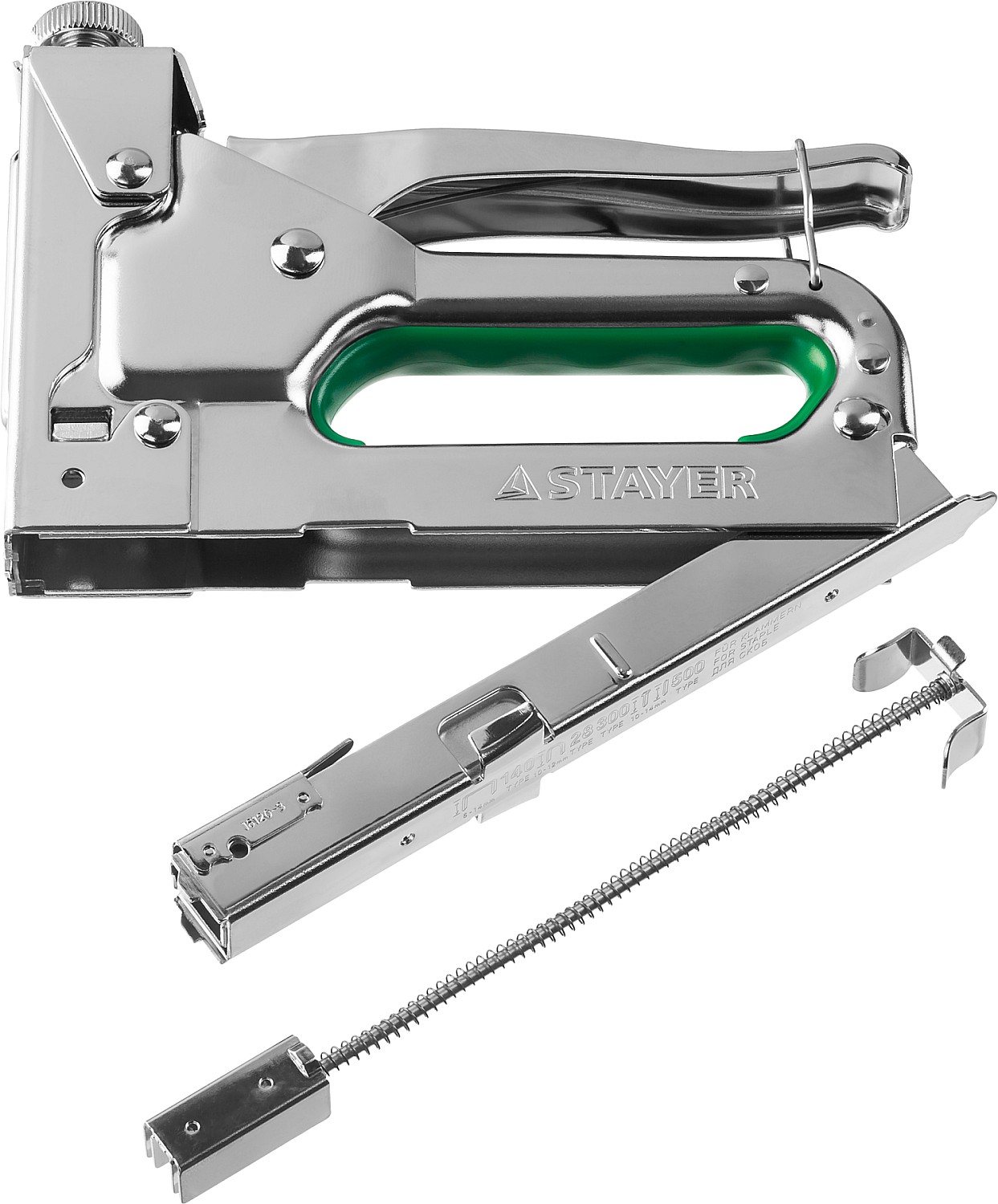 STAYER Max-140, тип 140 (G/11/57) 20GA (6 - 14 мм)/28/300/500, стальной степлер (31508) — фото 6