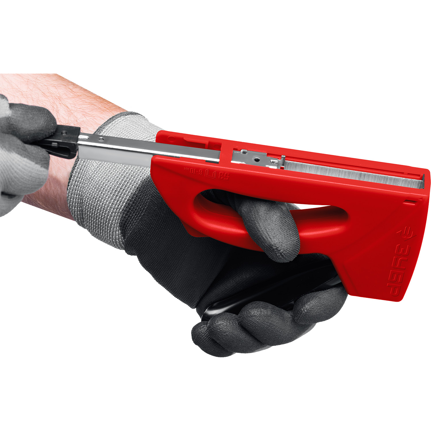 ЗУБР Миг-53, скобы тип 53, лёгкий степлер (31562) — фото 7