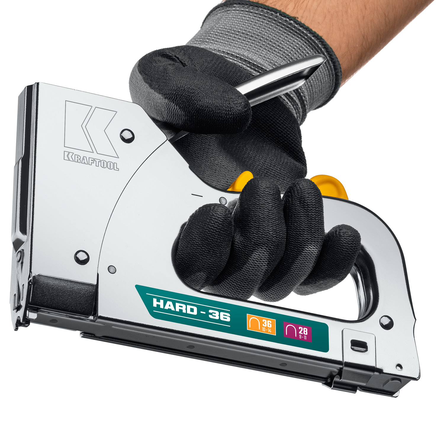 KRAFTOOL EXTREM 36, тип 36 (L) калибр 20GA (10 - 14 мм)/28, кабельный рессорный степлер (3186) — фото 8