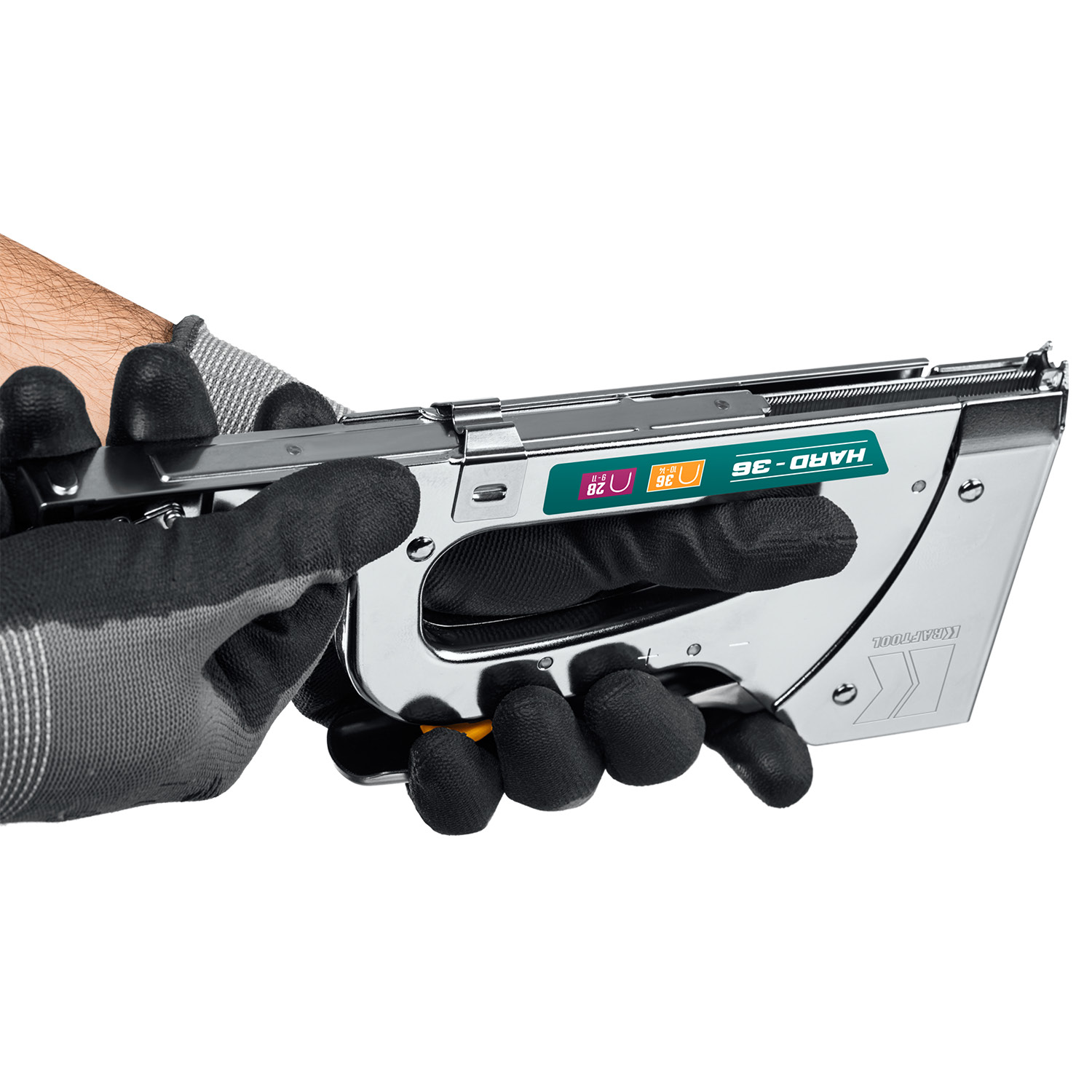 KRAFTOOL EXTREM 36, тип 36 (L) калибр 20GA (10 - 14 мм)/28, кабельный рессорный степлер (3186) — фото 9