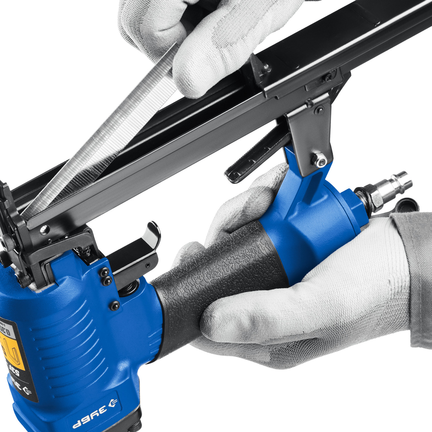 ЗУБР 53F-22, пневматический степлер для скоб 20Ga, тип 53F (10-22 мм), Профессионал (31935) — фото 8