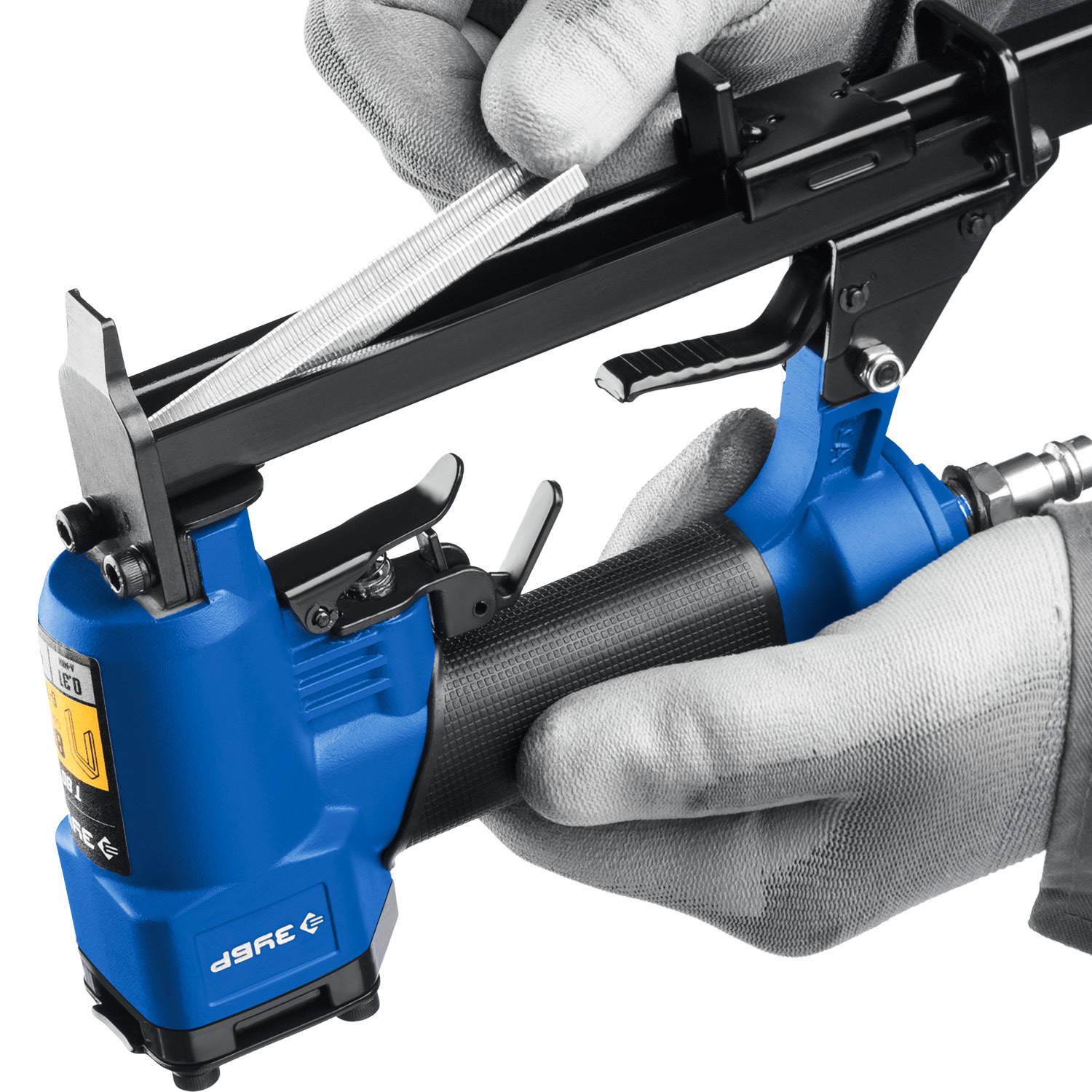 ЗУБР Т80, пневматический степлер для скоб 21Ga, тип 80 (6-16 мм), Профессионал (31938) — фото 8