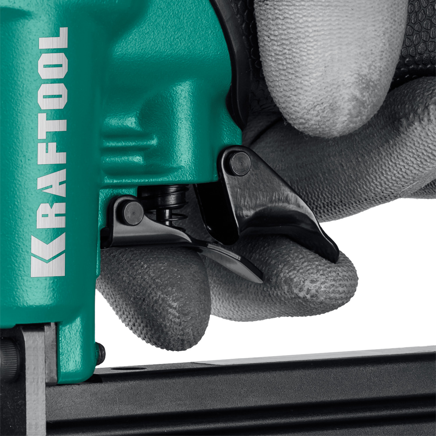 KRAFTOOL F18/50C, пневматический нейлер-степлер 18Ga 2-в-1 для скоб тип 55 и гвоздей тип 300, (31962) — фото 9