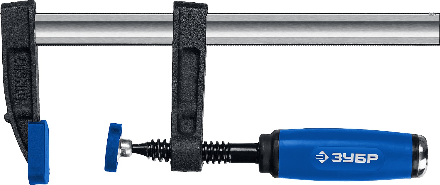 ЗУБР ПС-150/50, F, 150 х 50 мм, усиленная струбцина, Профессионал (32155-050-150) — фото 2