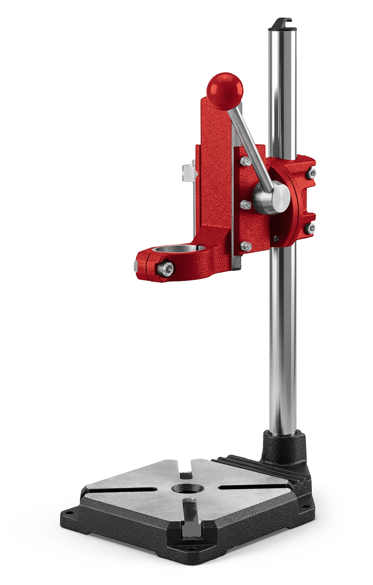 ЗУБР ход 60 мм, вылет 110мм, чугун, универсальная мощная cтойка для дрели (32250)