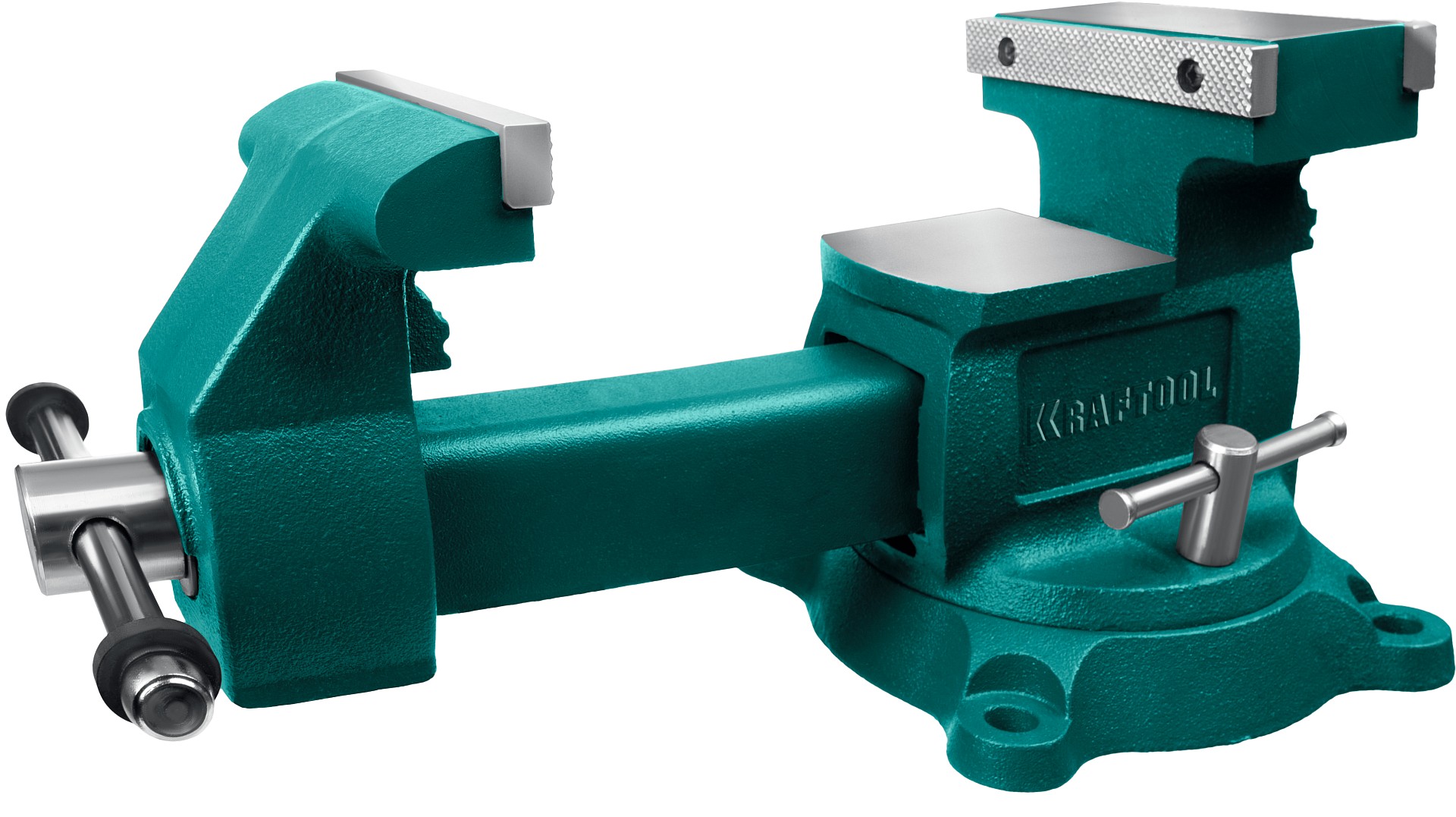 KRAFTOOL Reversible 165 мм, расход 324 мм, Слесарные тиски (32705-165) — фото 3