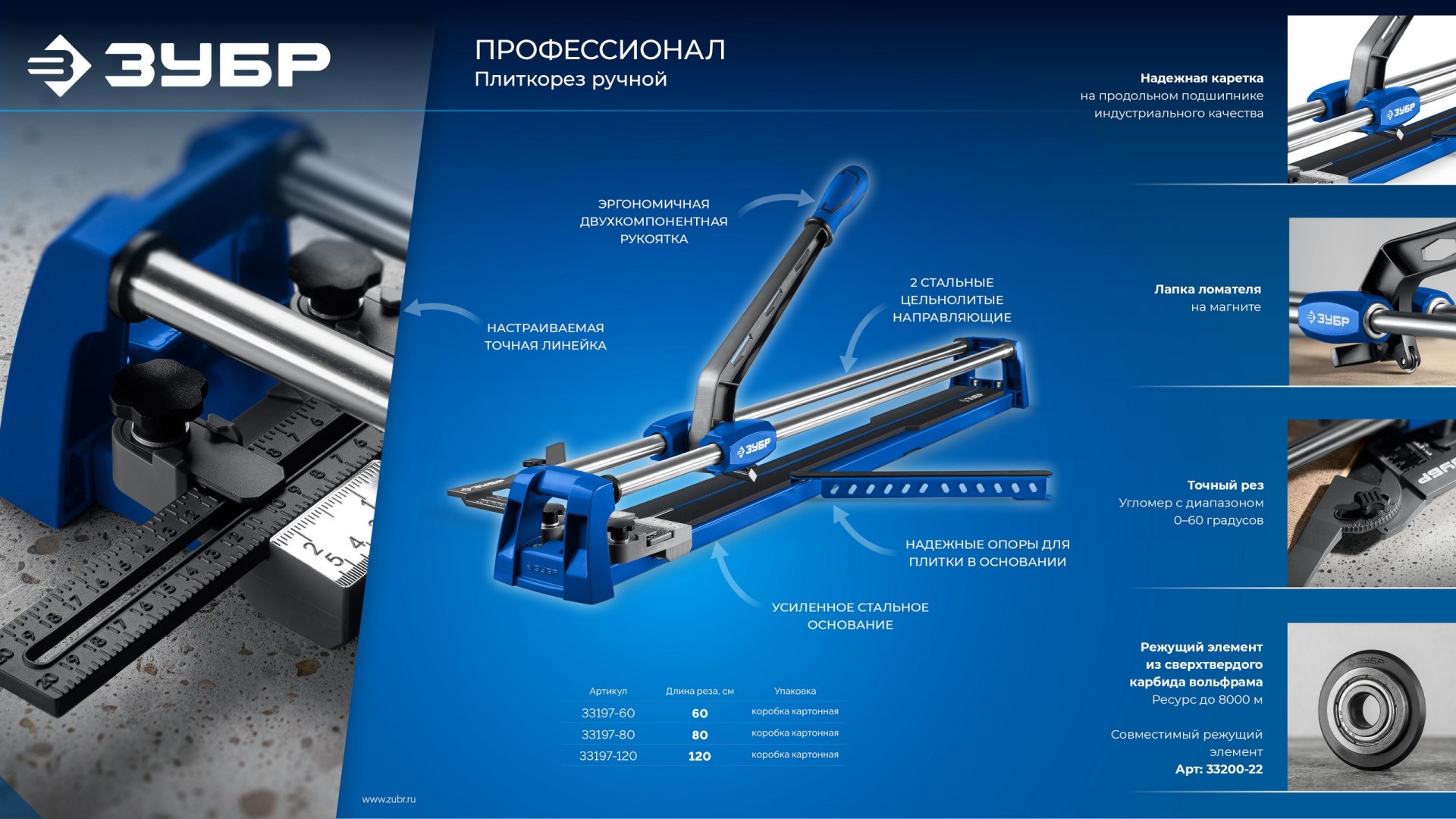 ЗУБР 22х6х6 мм, на подшипнике, режущий ролик для ручных плиткорезов (33200-22) — фото 7