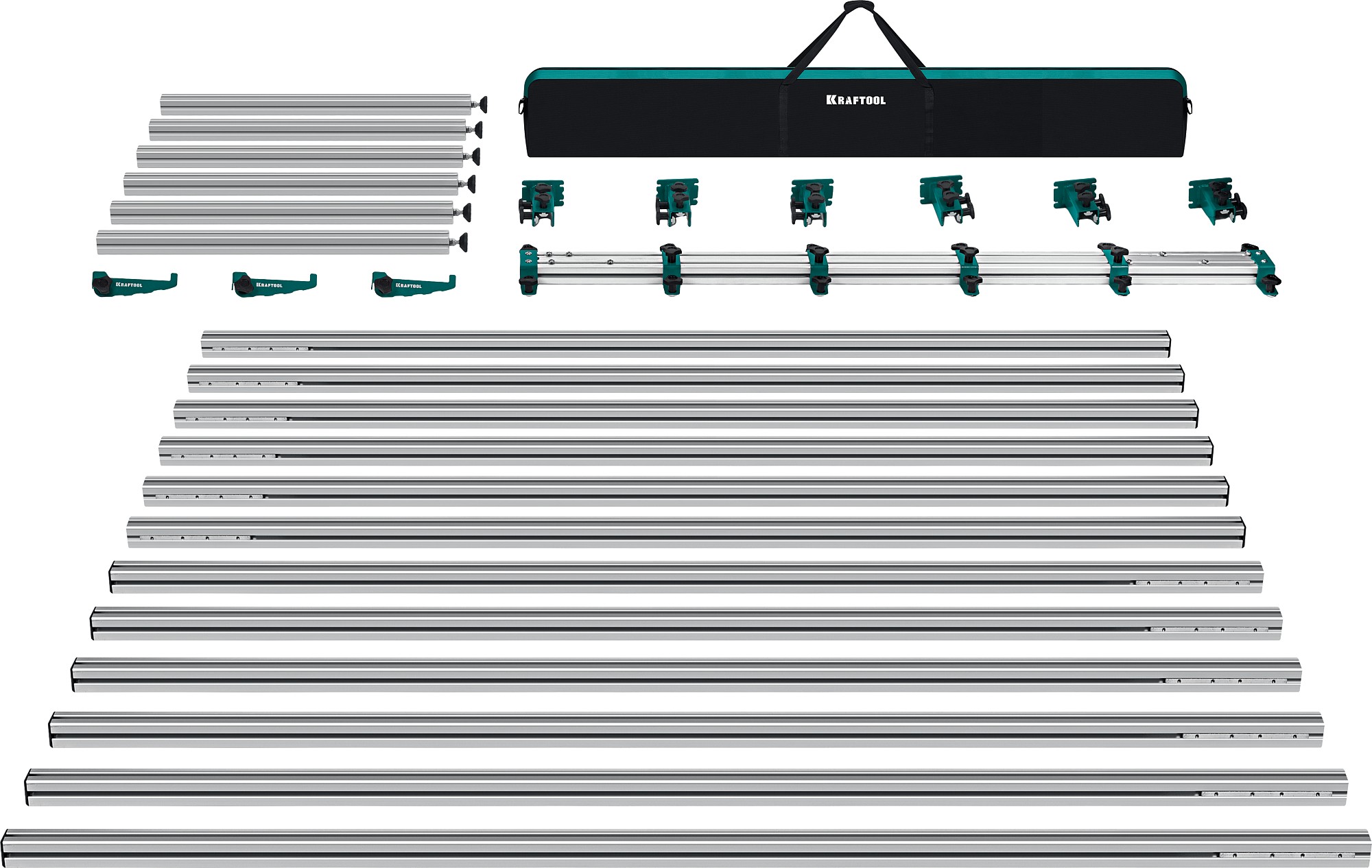 KRAFTOOL TTL-360 360х150х70 см, макс 250 кг, стол для работ с крупноформатными листовыми материалами (33253-360) — фото 9