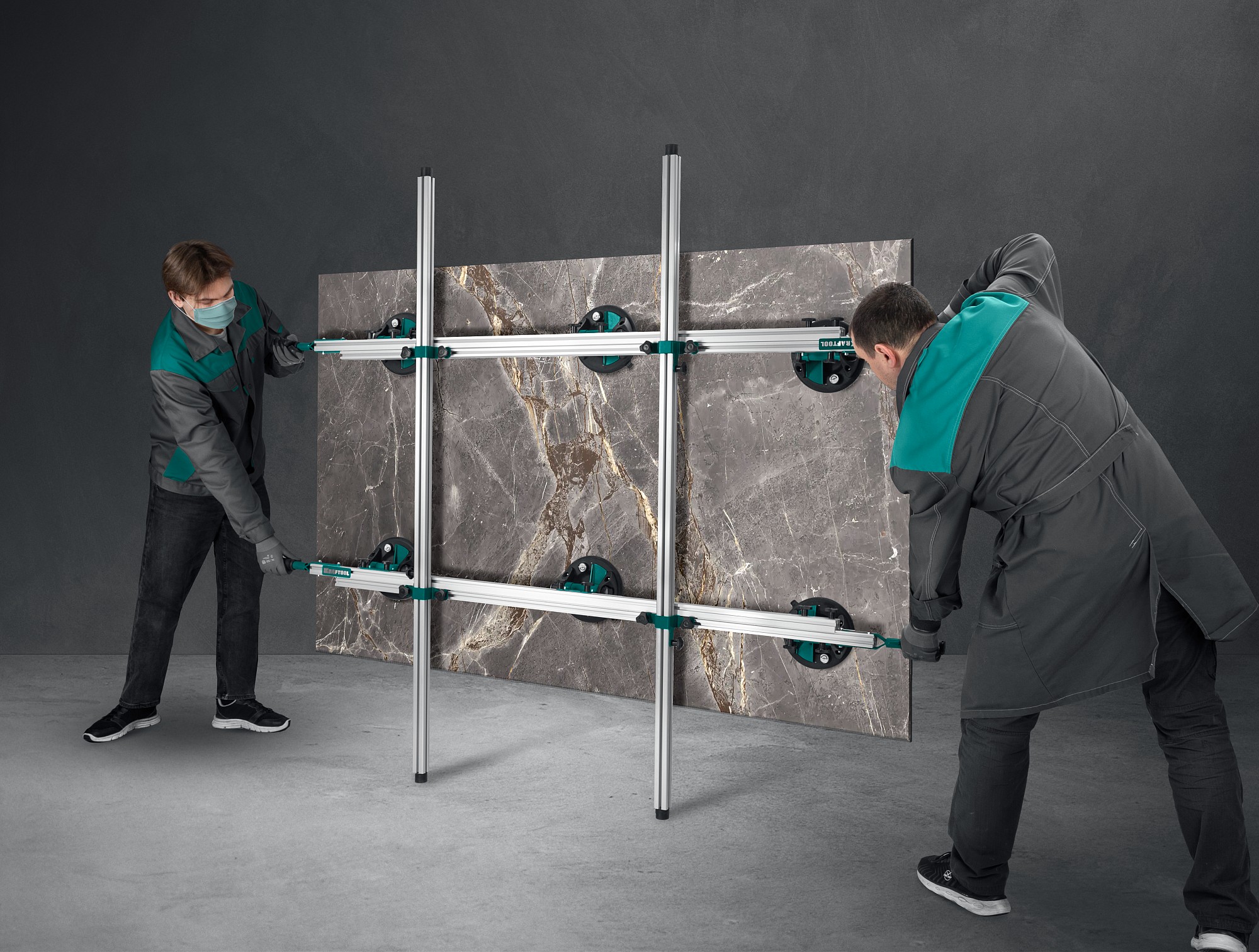 KRAFTOOL TCS-150 330х170 см, макс 150 кг, система переноски крупноформатной плитки (33255) — фото 11