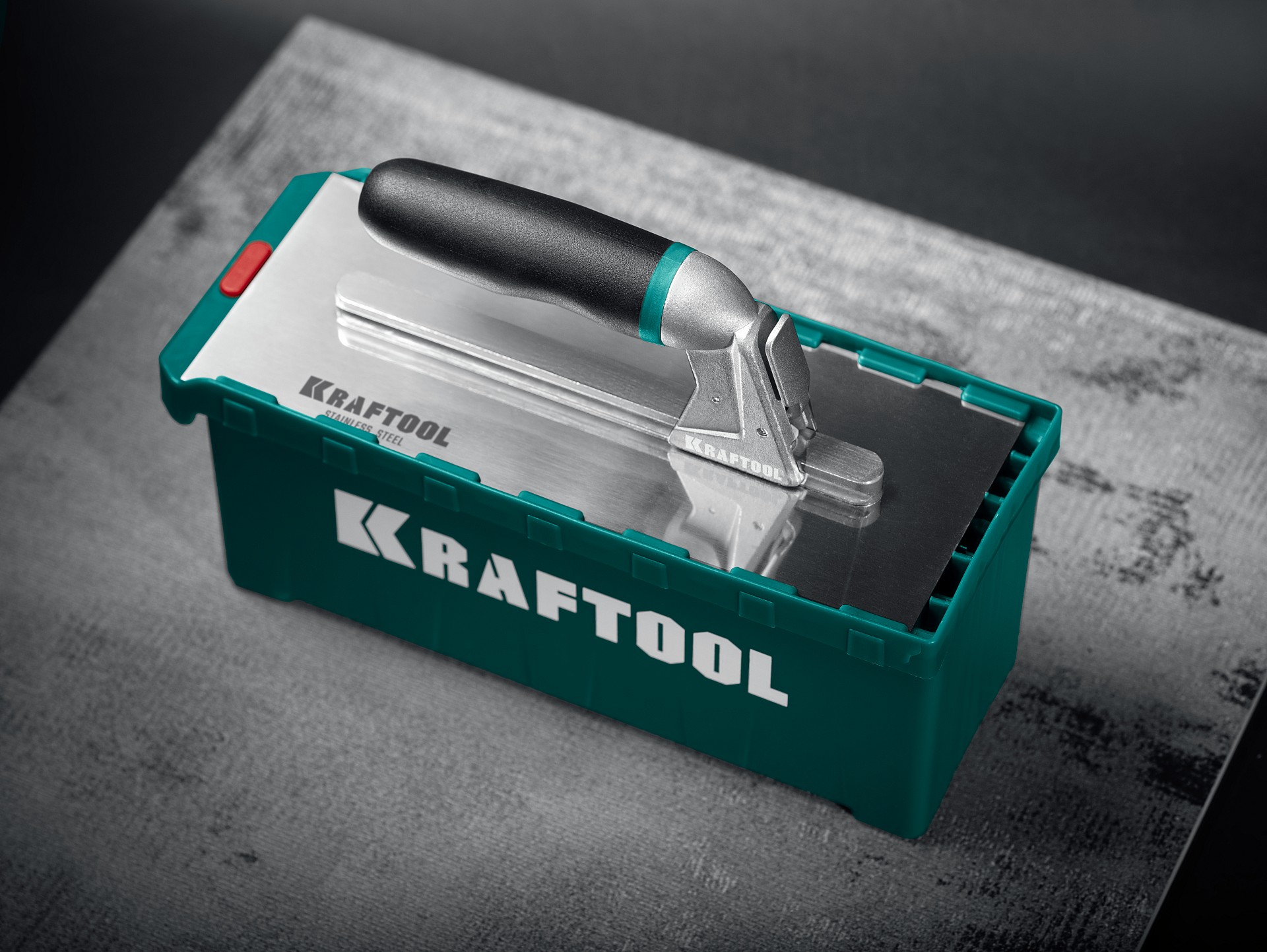 KRAFTOOL 280х115 мм, набор нержавеющих гребенок (6шт) со сменной 2к ручкой, в пластиковом кейсе (33268-H6) — фото 4