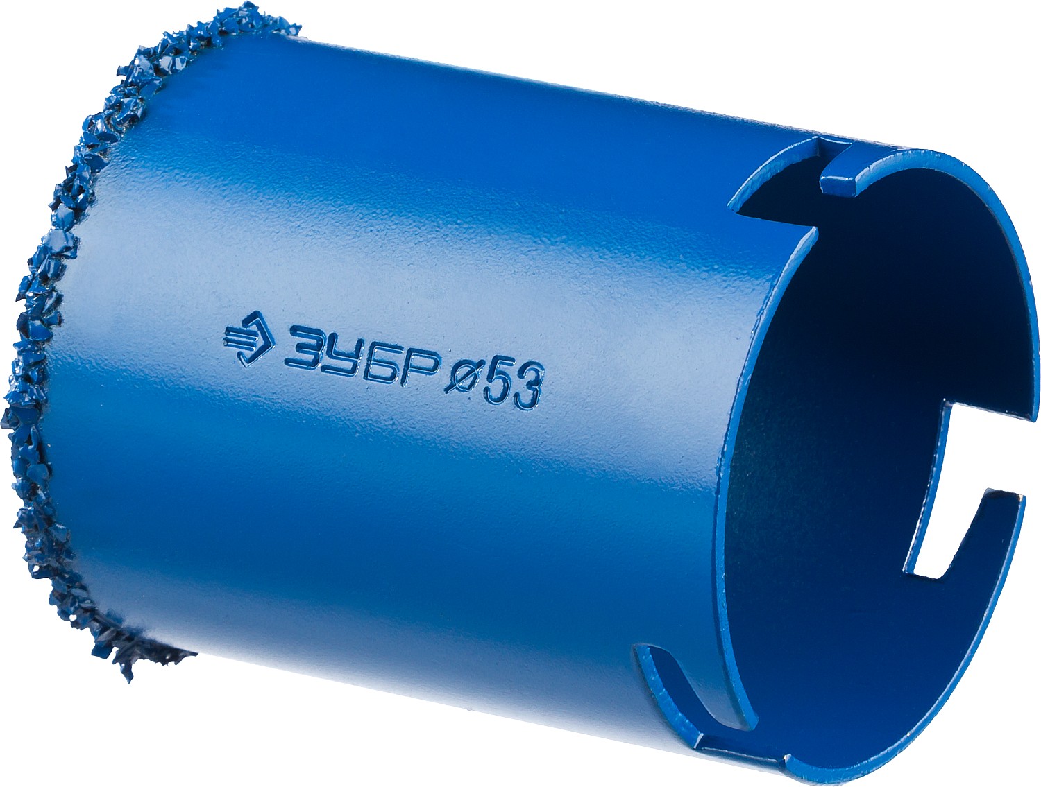 ЗУБР 53 мм, L 55 мм, карбид вольфрама, коронка кольцевая, Профессионал (33350-53) — фото 2