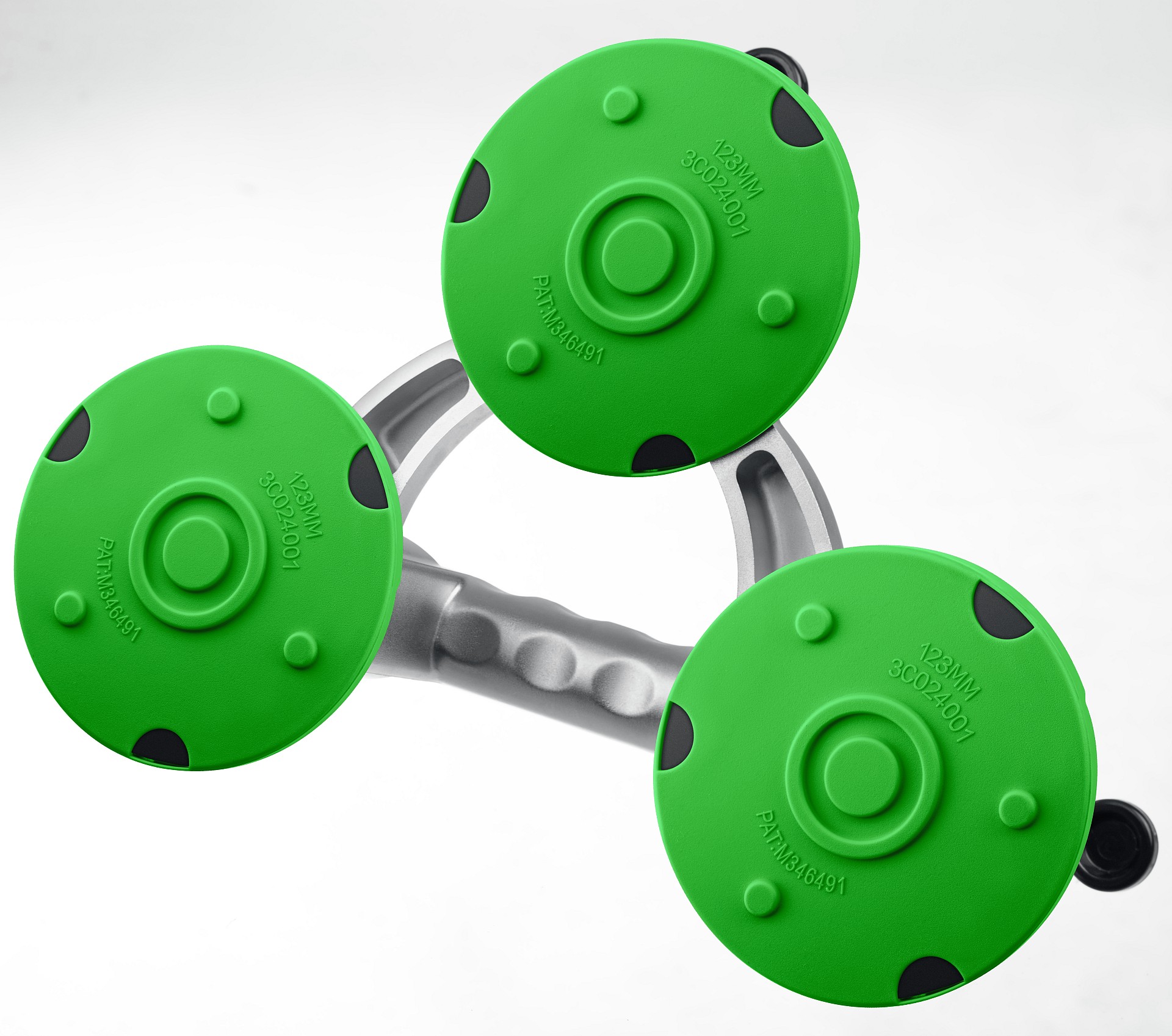 ЗУБР 140 кг, алюминиевый, тройной, стеклодомкрат на присоске, Профессионал (33723-3) — фото 4