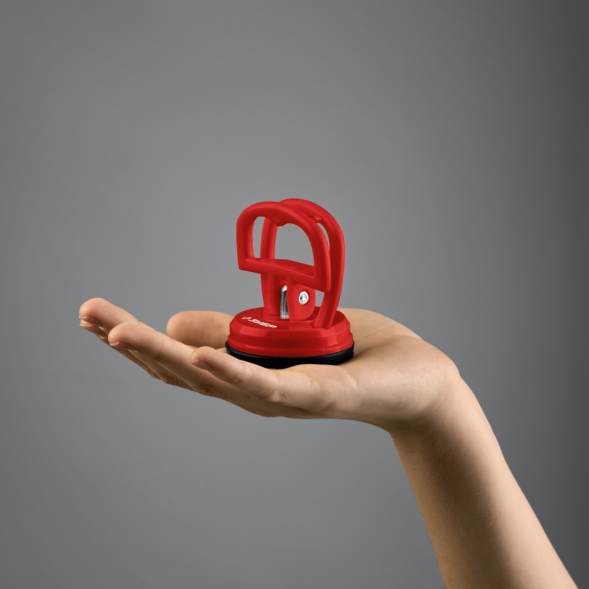 ЗУБР 5 кг, пластмассовый, одинарный, стеклодомкрат на присоске (33724-0) — фото 5