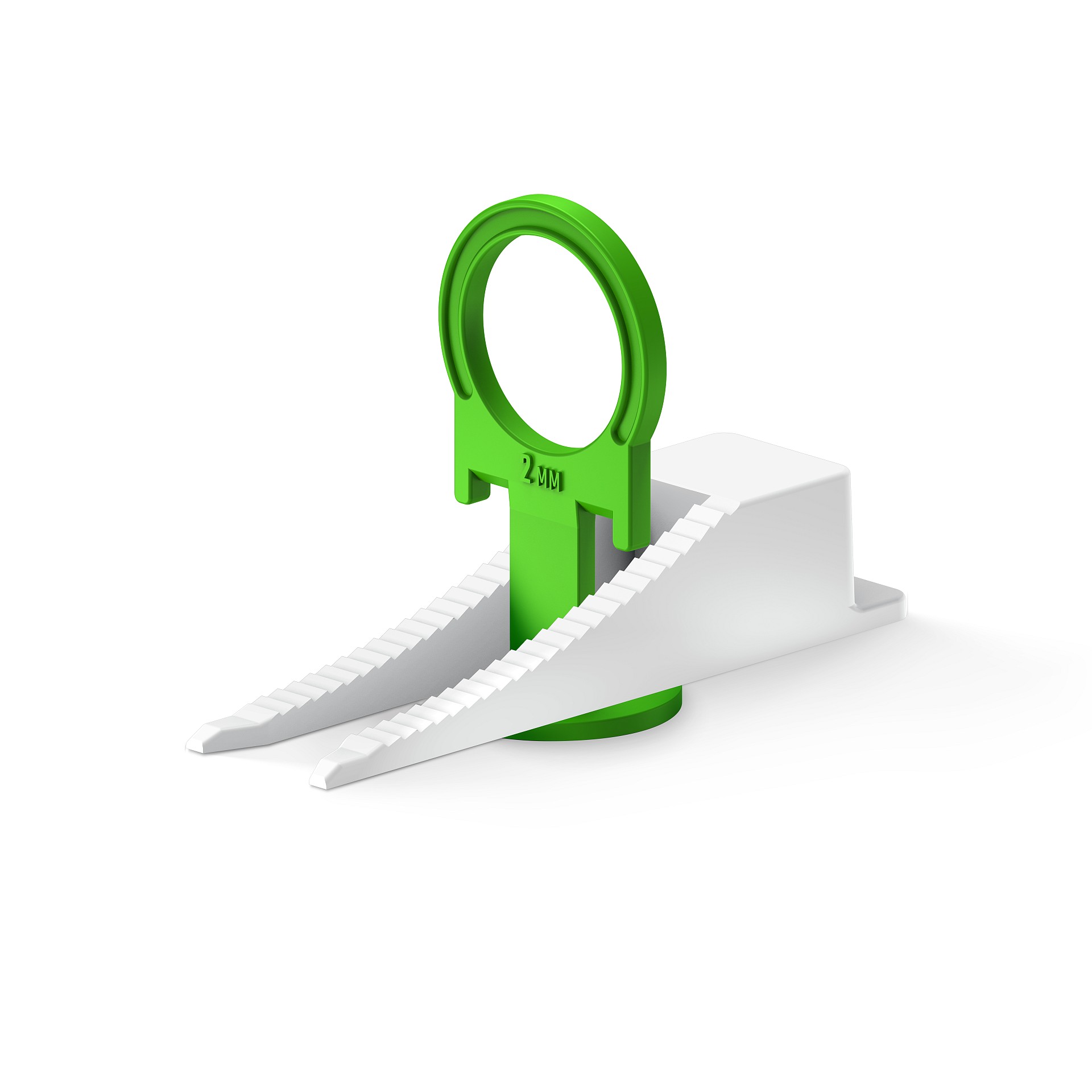 ЗУБР СВП КОЛЬЦО, комплект: 2,0 мм, зажим + клин, 50 + 50 шт, система выравнивания плитки (33832-H50)