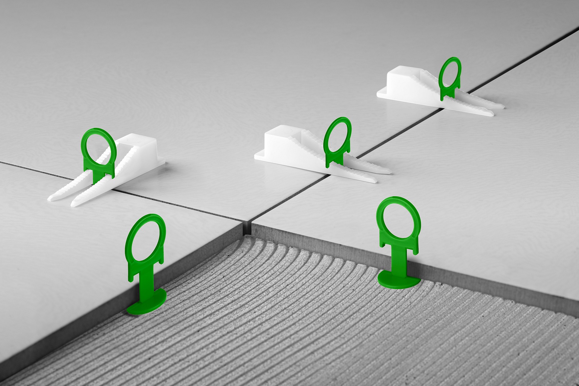 ЗУБР СВП КОЛЬЦО, комплект: 2,0 мм, зажим + клин, 50 + 50 шт, система выравнивания плитки (33832-H50) — фото 3