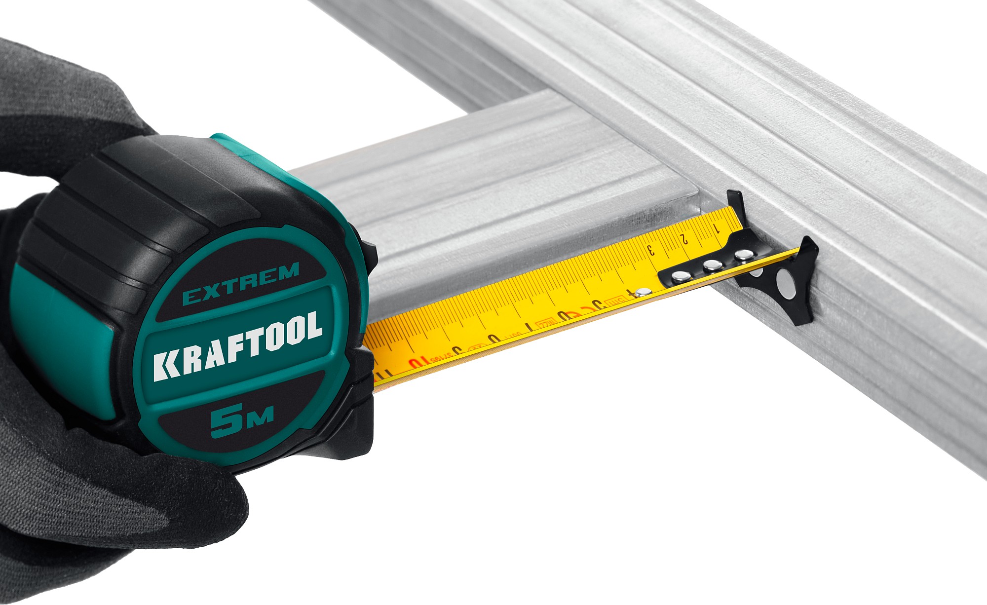 KRAFTOOL Extrem, 10 м х 32 мм, рулетка со сверх широким полотном (34127-10) — фото 7