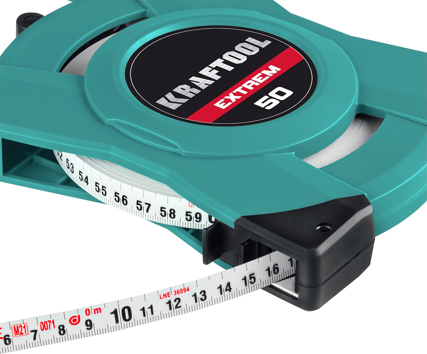KRAFTOOL 50 м, геодезическая стальная мерная лента (34185-50) — фото 4