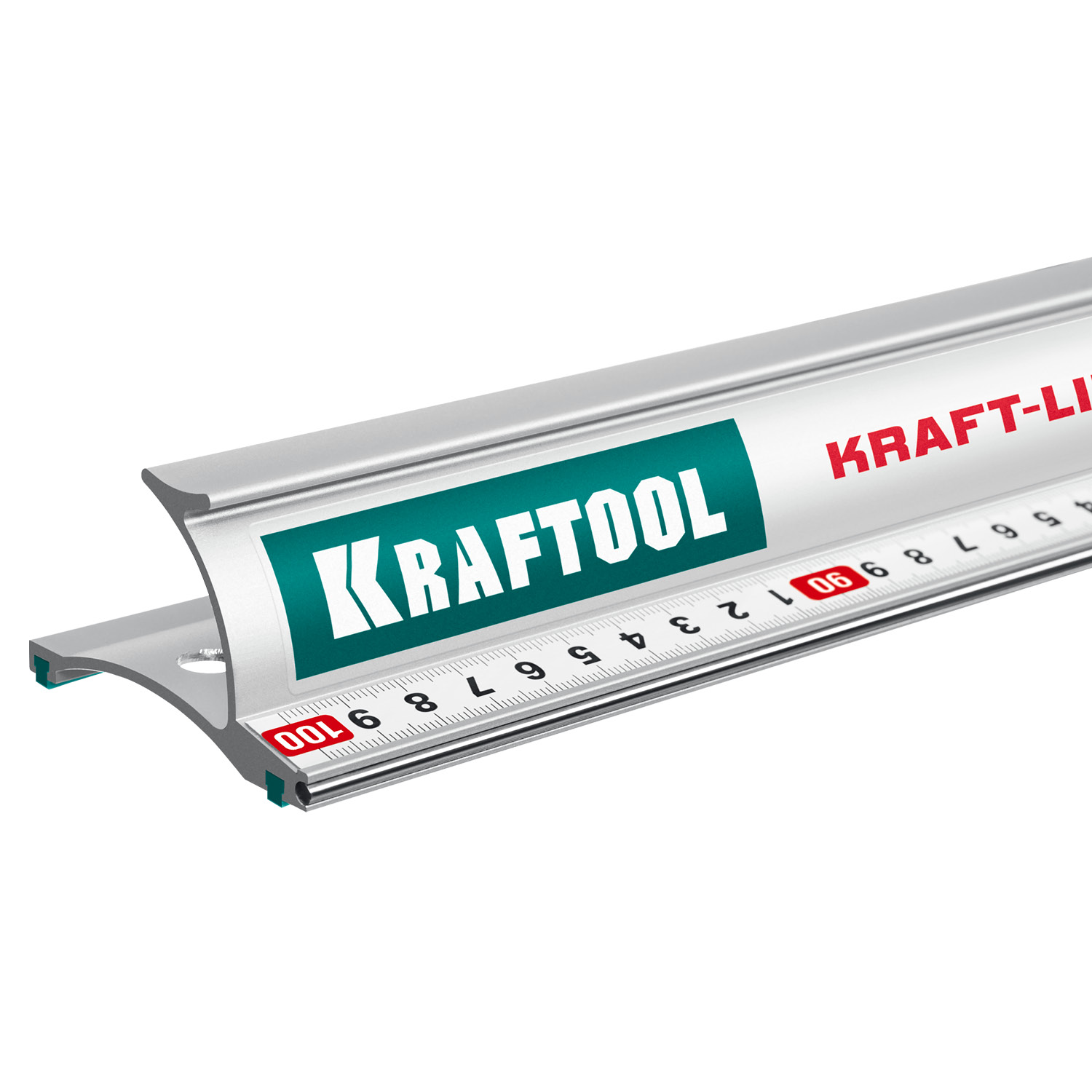 KRAFTOOL KRAFT-LINE, 1.0 м, усиленная алюминиевая линейка со стальной направляющей (34275-100) — фото 9