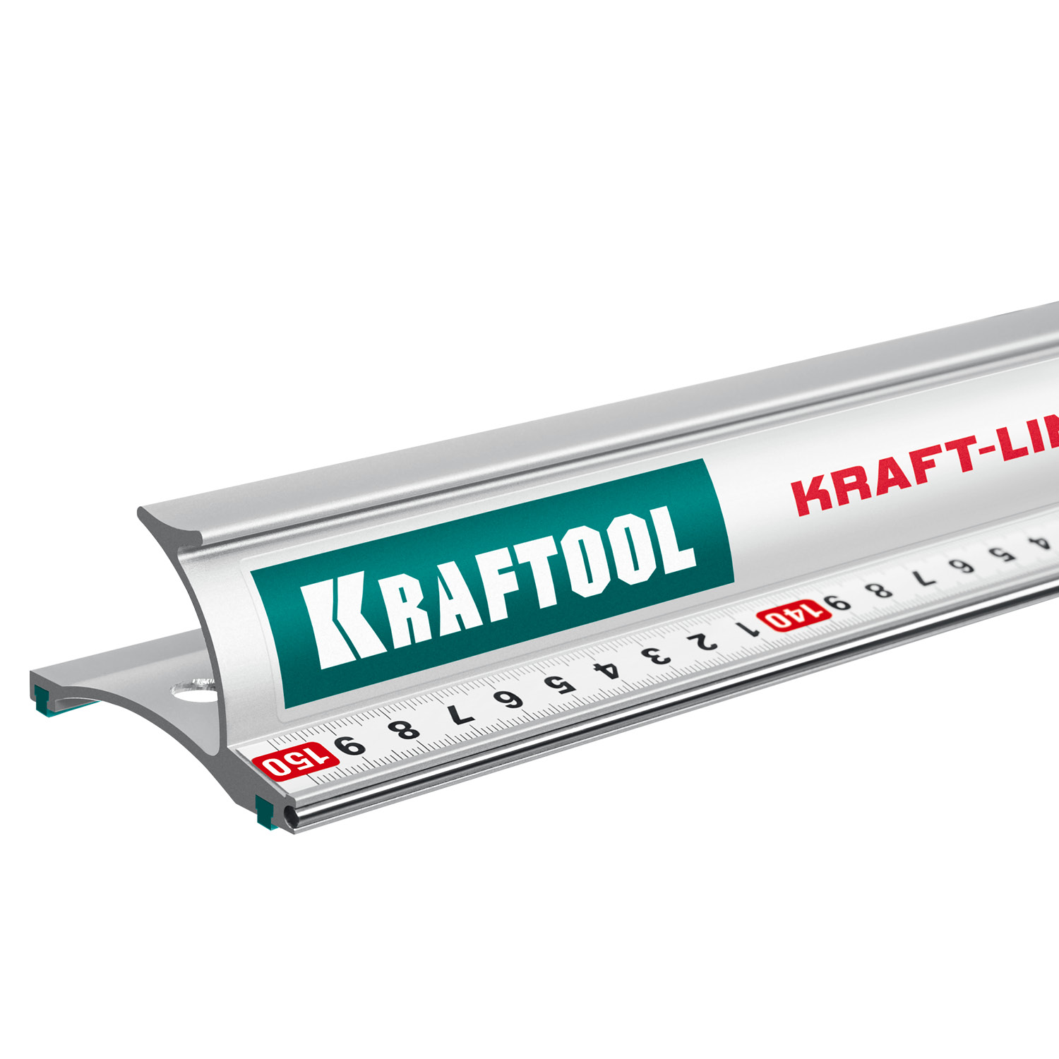 KRAFTOOL KRAFT-LINE, 1.5 м, усиленная алюминиевая линейка со стальной направляющей (34275-150) — фото 9