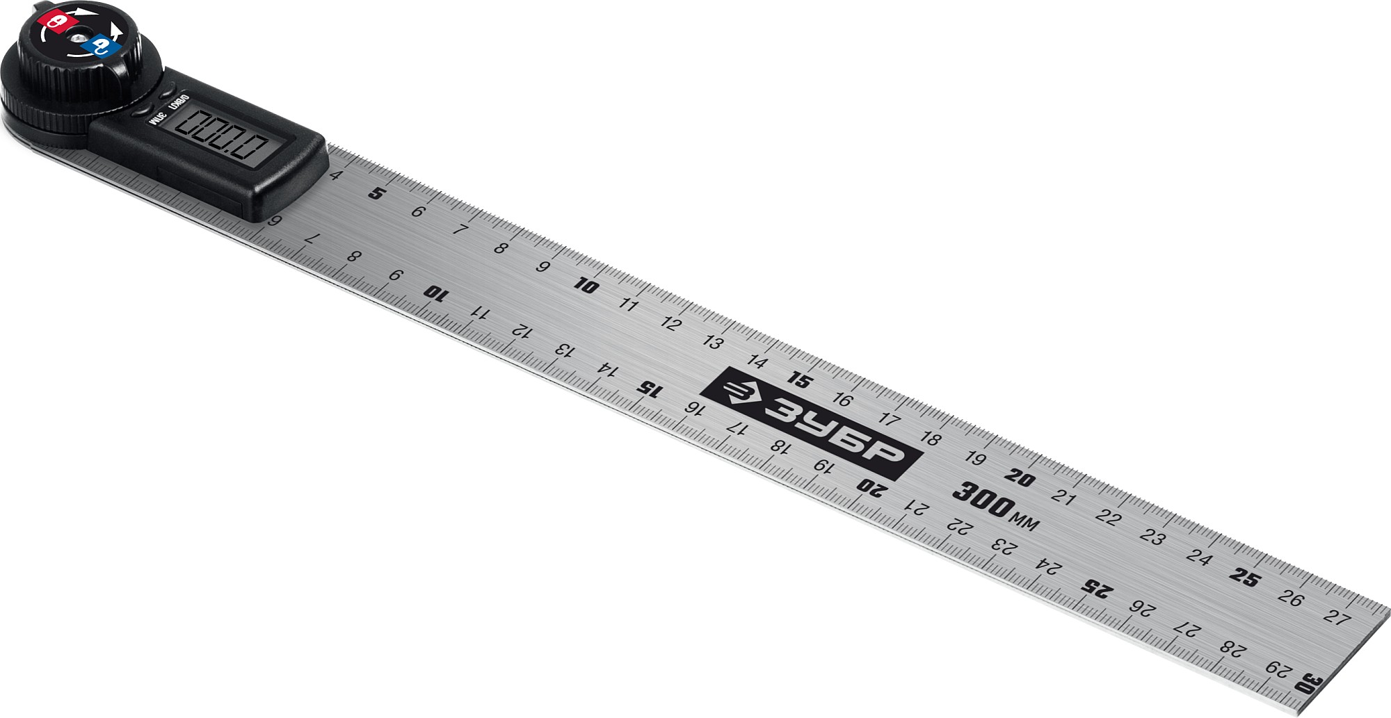 ЗУБР 300 мм, электронный транспортир-угломер, Профессионал (34296) — фото 2