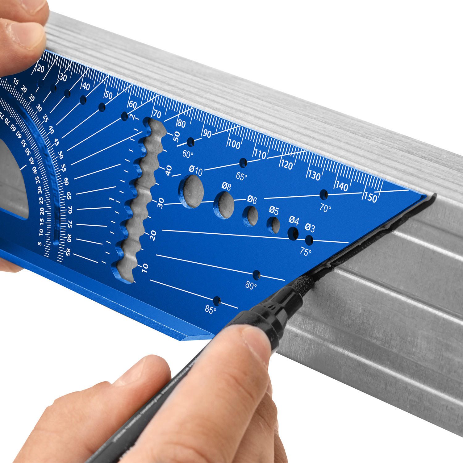 ЗУБР 3D, 7-в-1, угольник многофункциональный, Профессионал (34399) — фото 12